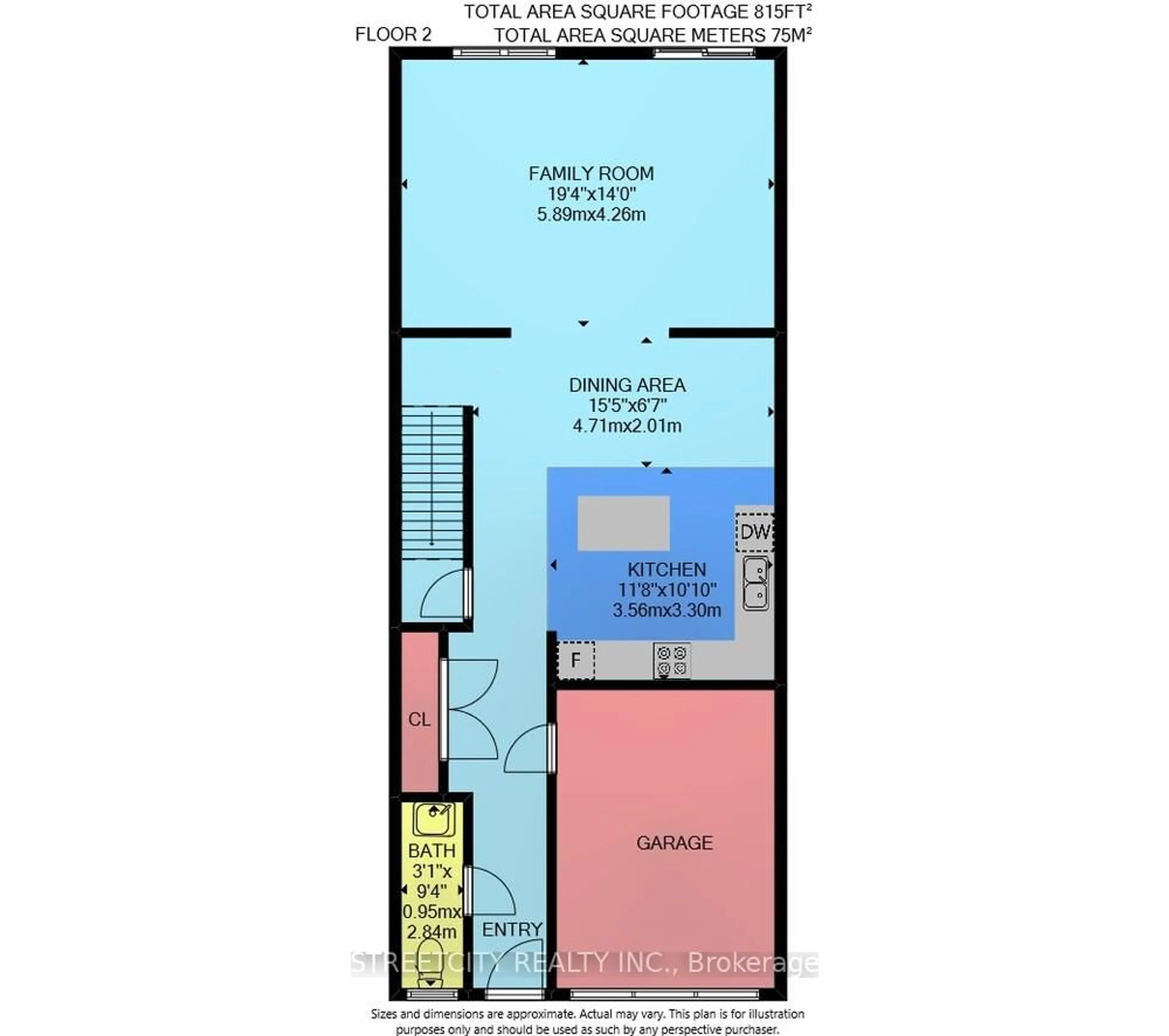 Floor plan for 1220 Riverbend Rd #11, London South Ontario N6K 0G5