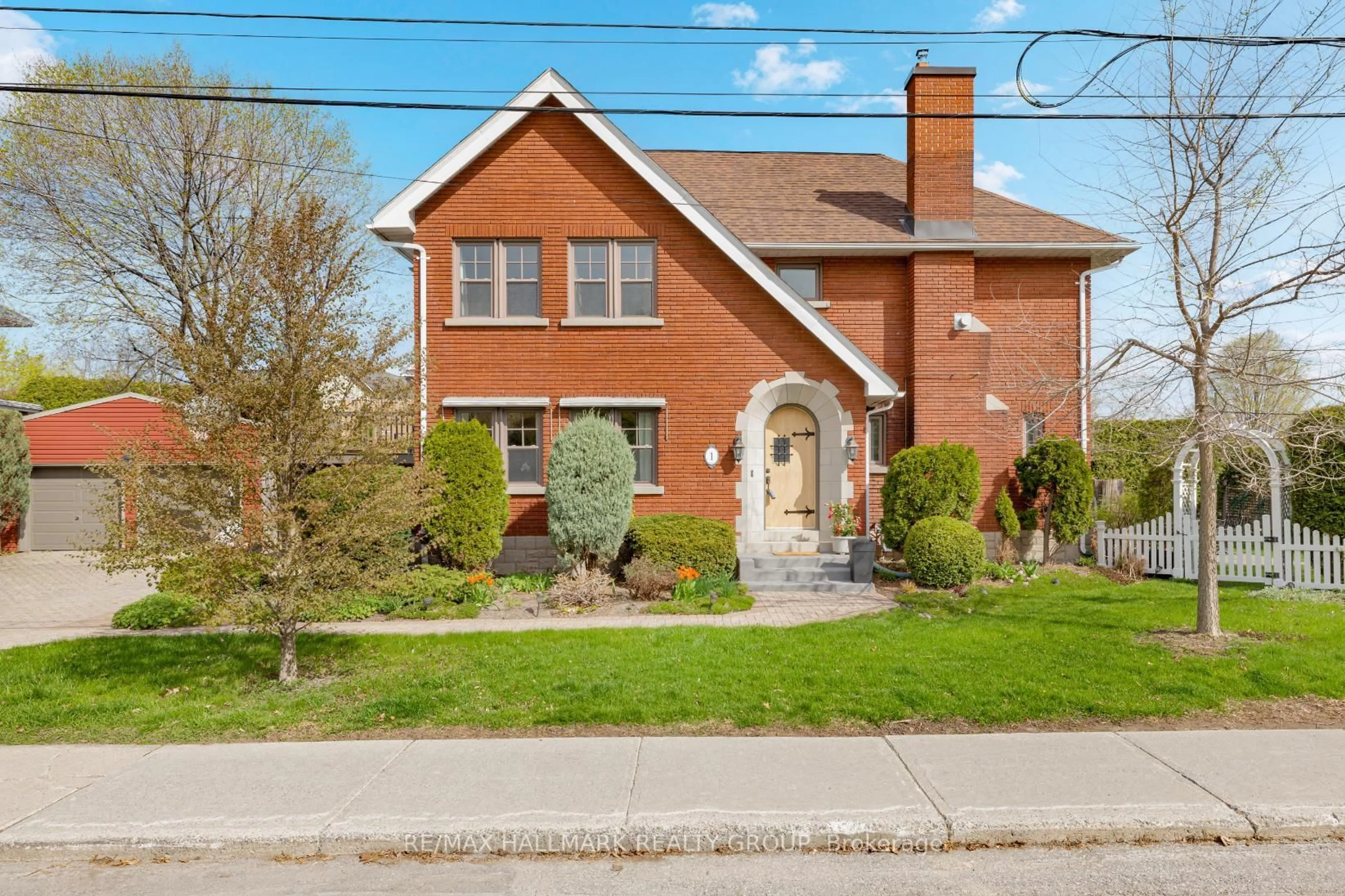 Home with brick exterior material, street for 1 Iona St, Ottawa Ontario K1Y 3L6