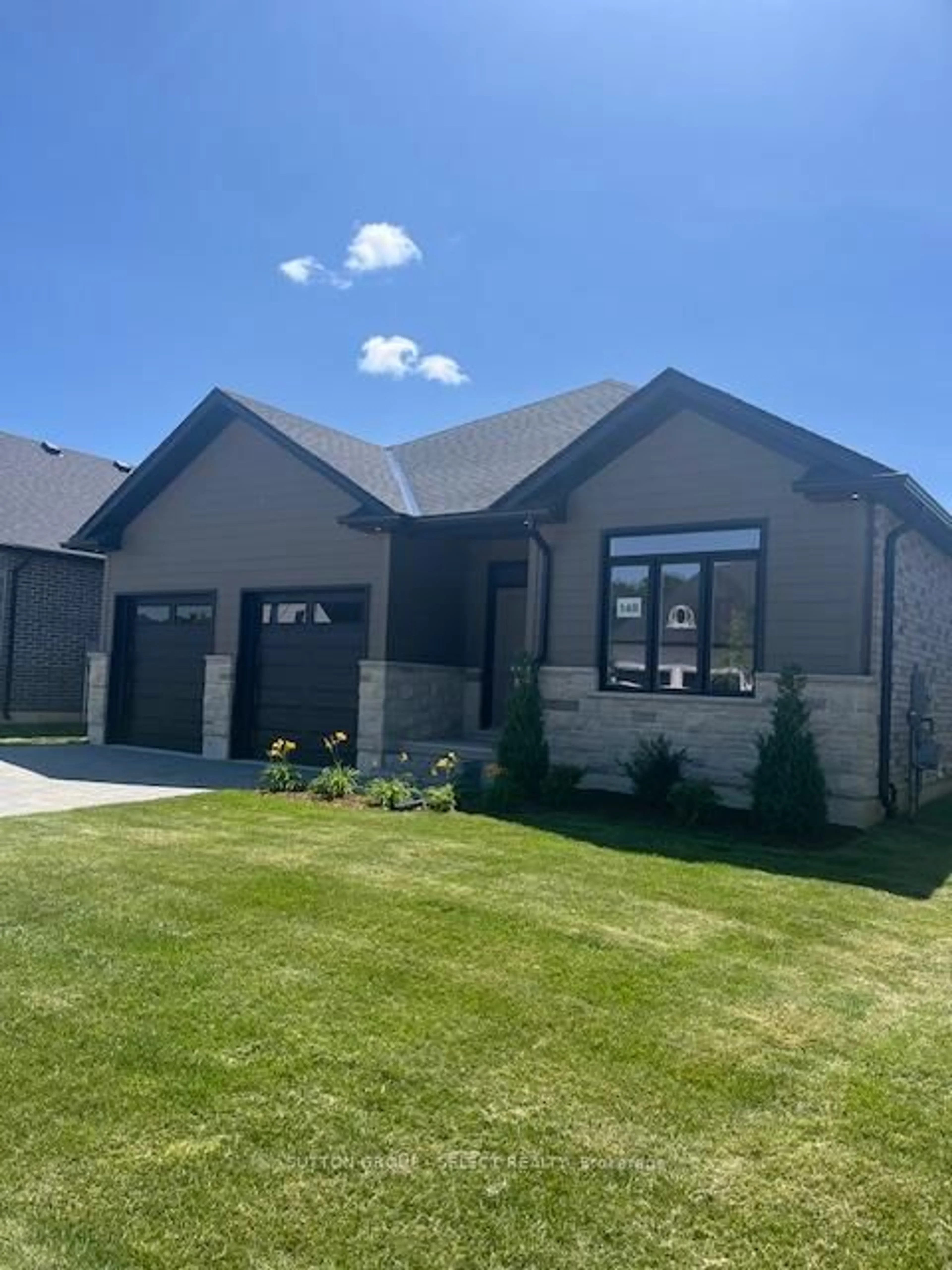 Home with brick exterior material, street for 148 FOXBOROUGH Pl, Thames Centre Ontario N0M 2P0