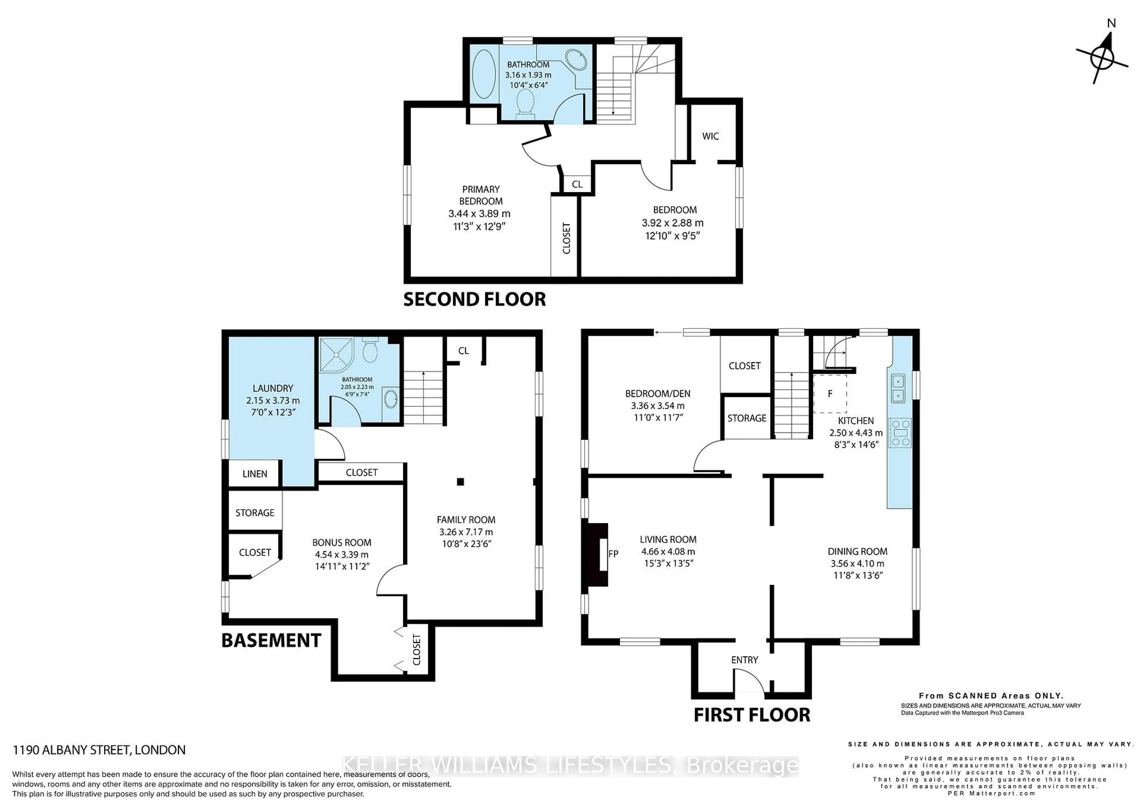 Floor plan for 1190 Albany St, London East Ontario N5W 3L7