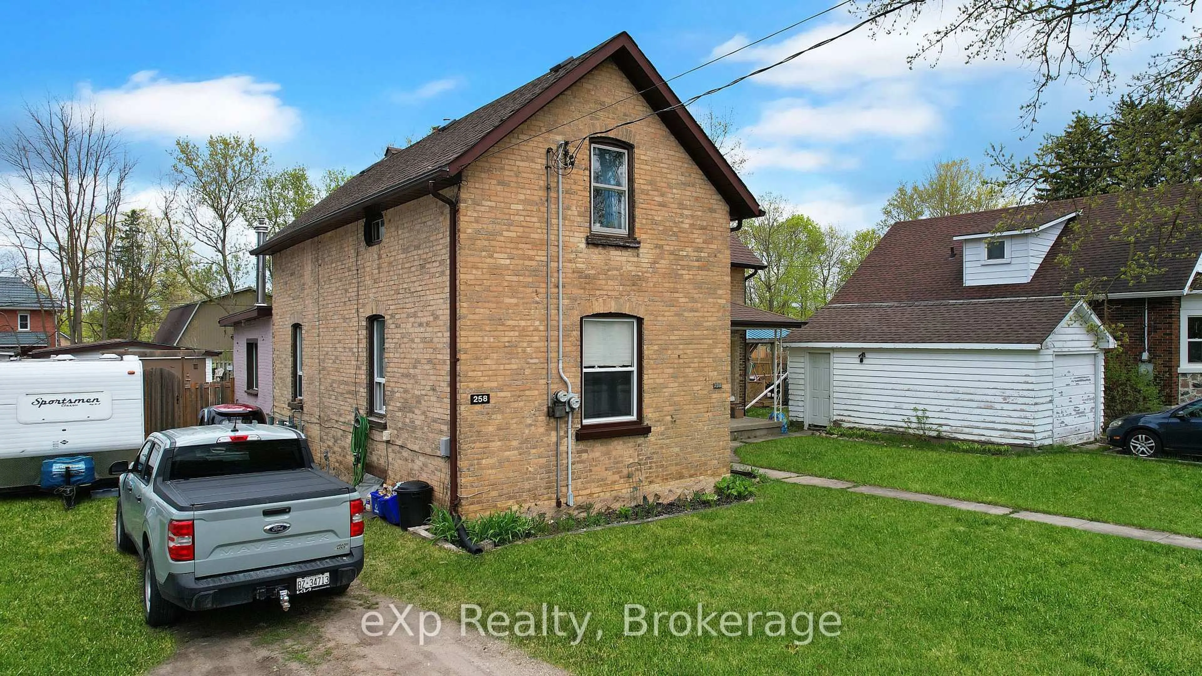 Home with brick exterior material, street for 258 8th St, Hanover Ontario N4N 1J7
