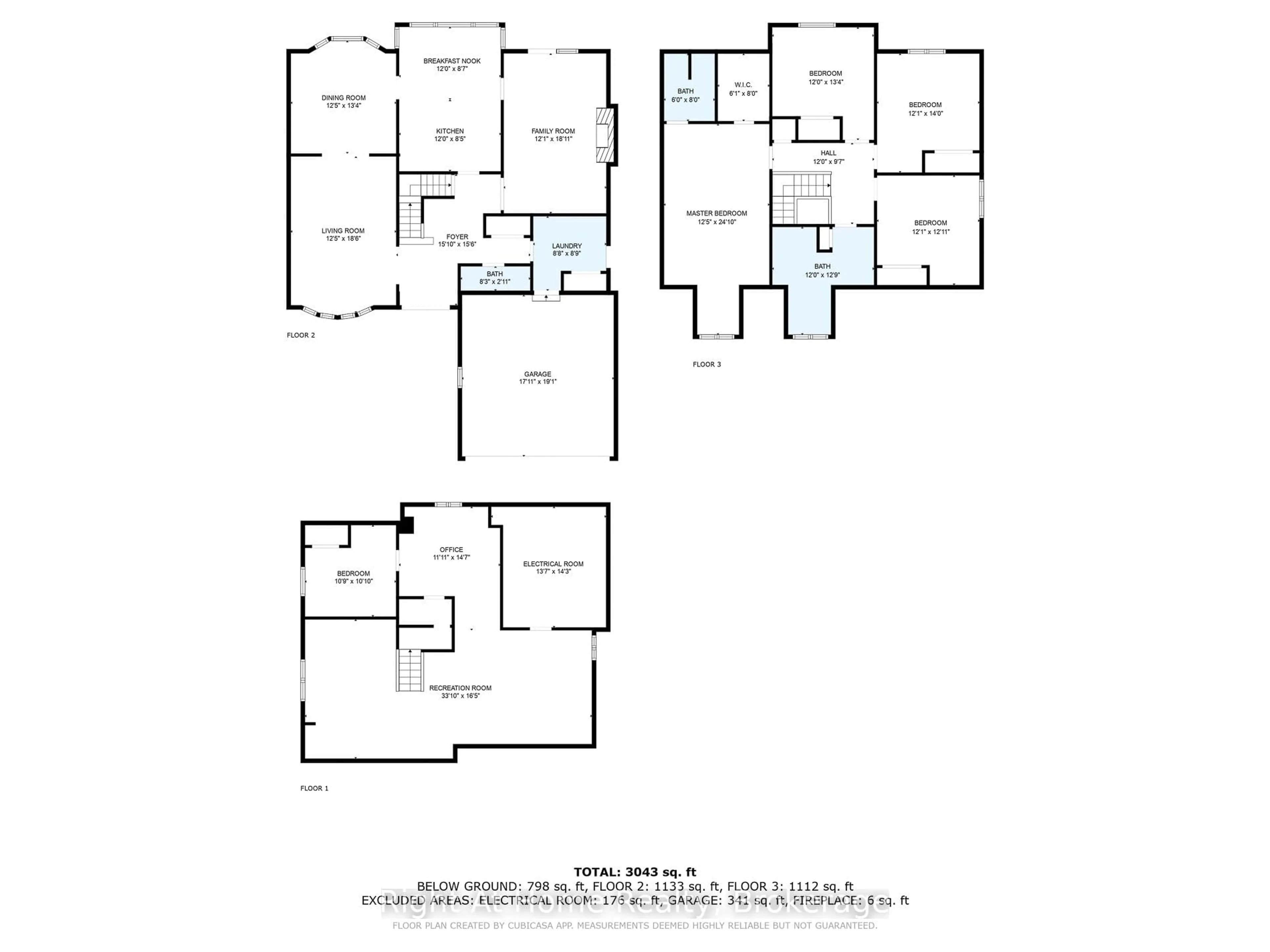 Floor plan for 133 Lavender Dr, Hamilton Ontario L9K 1B6