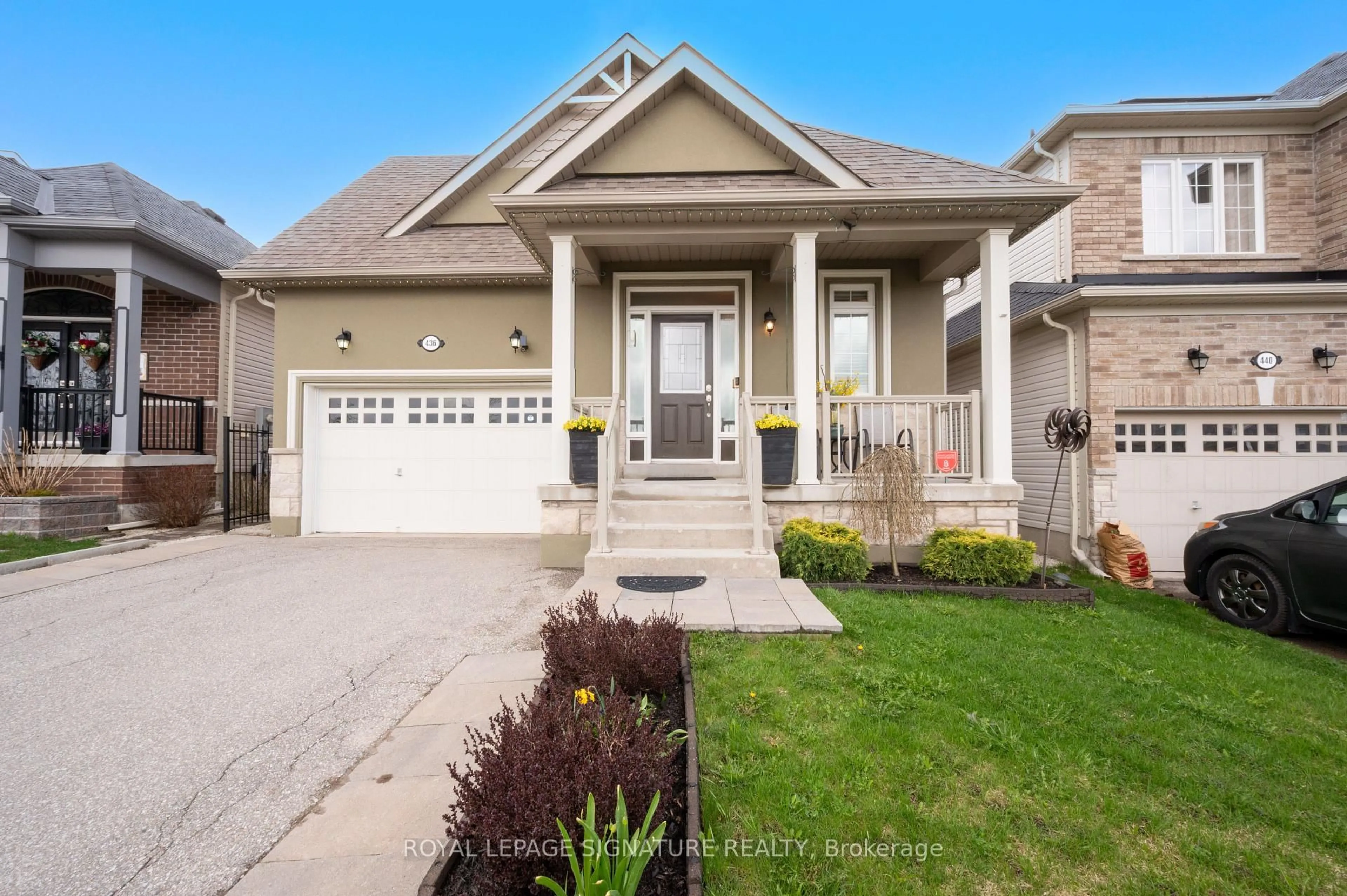 Home with vinyl exterior material, street for 436 Galbraith St, Melancthon Ontario L9V 3V4