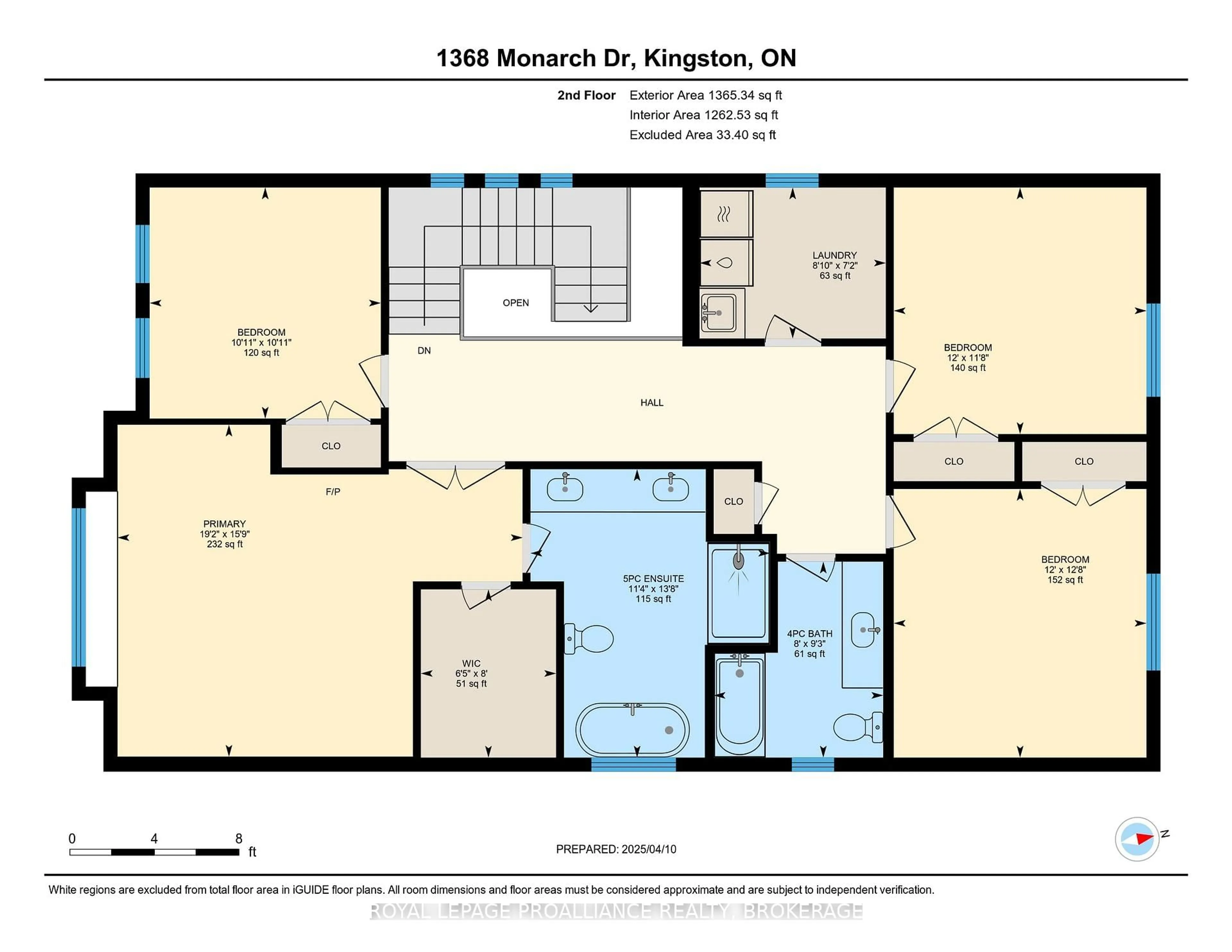 Floor plan for 1368 MONARCH Dr, Kingston Ontario K7P 0S2