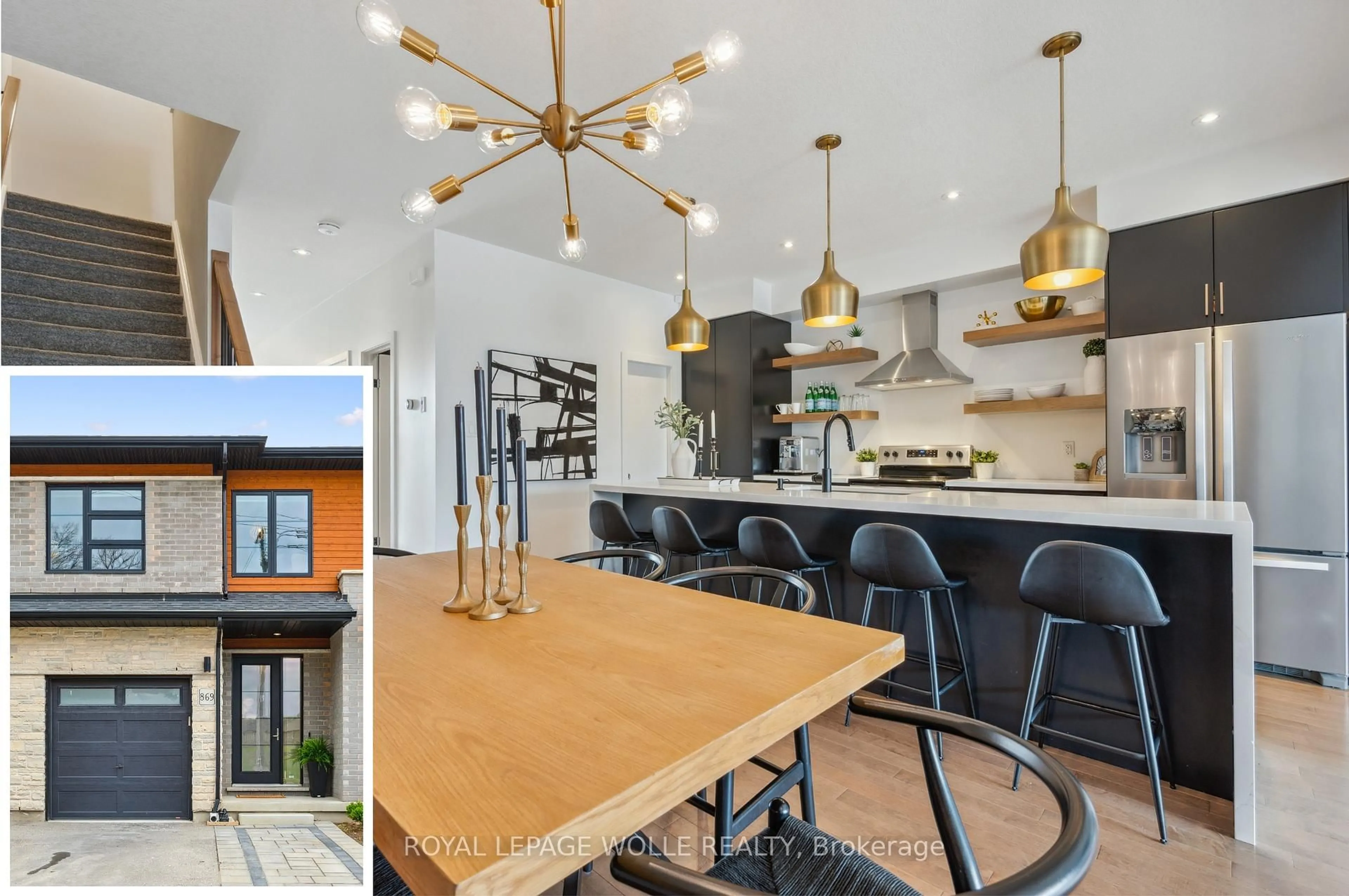 Open concept kitchen, unknown for 869 Robert Ferrie Dr, Kitchener Ontario N2R 0P2