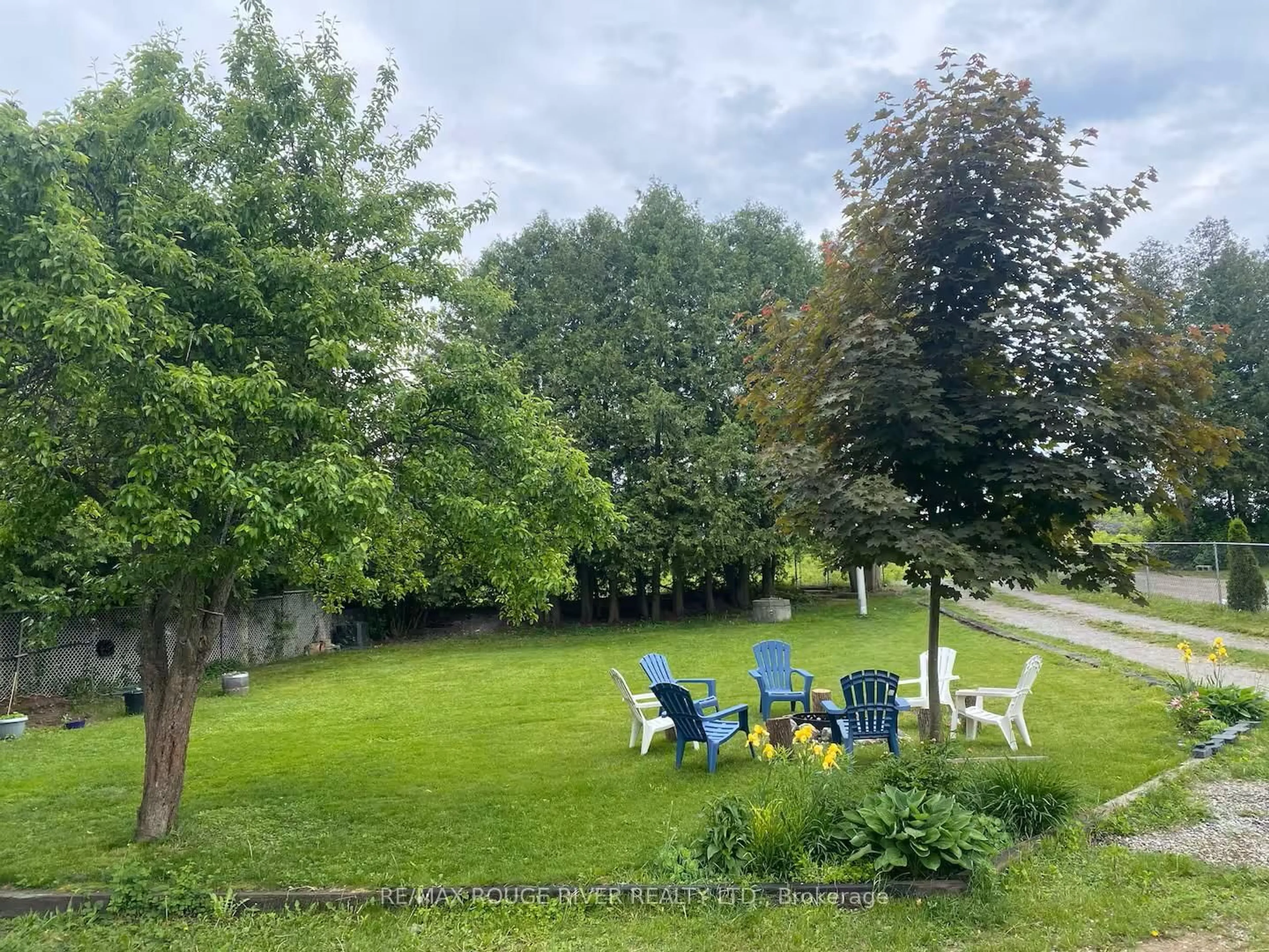 Patio, forest/trees view for 200 Hampton Cres, Alnwick/Haldimand Ontario K0K 2X0