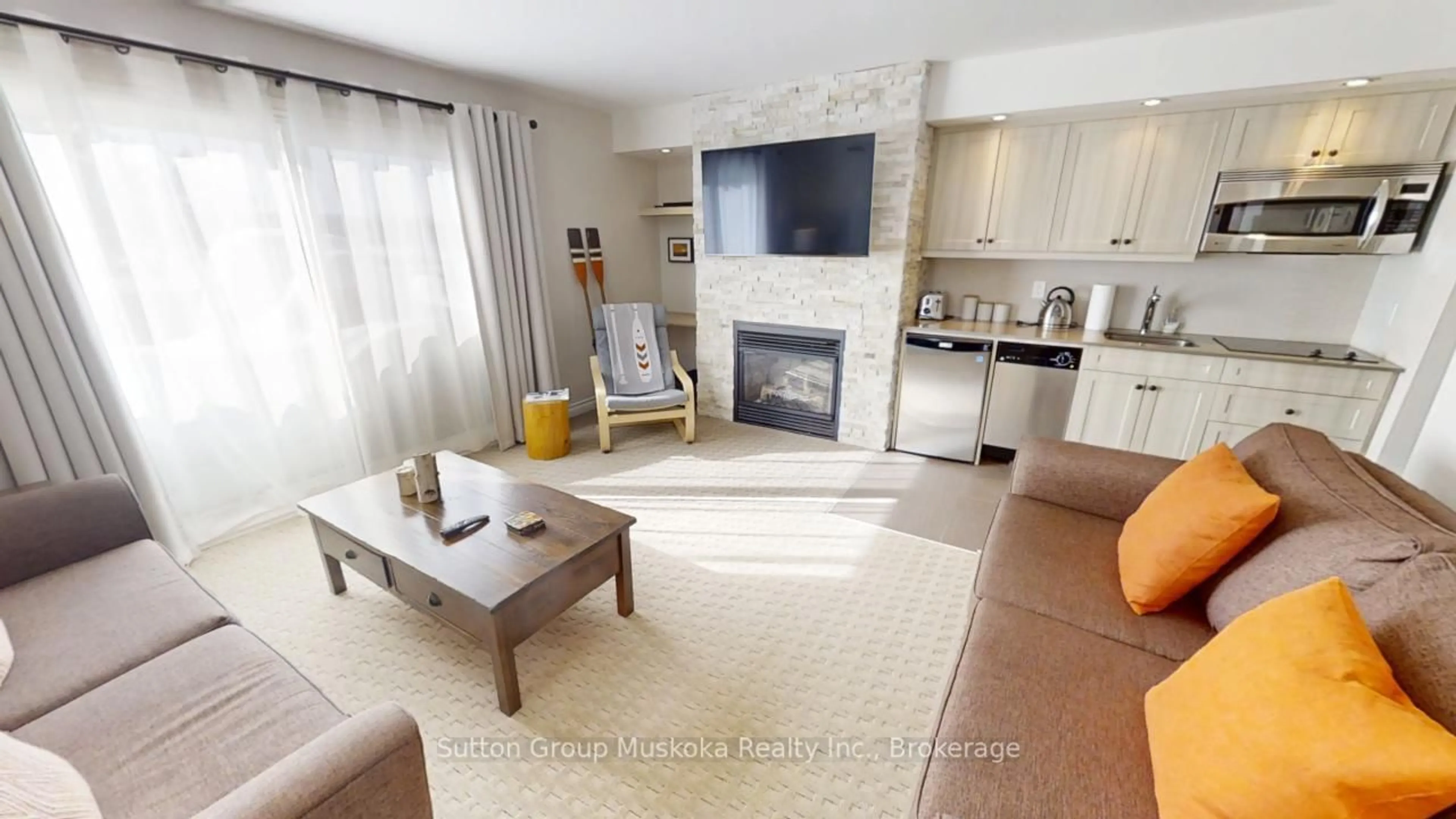 Living room with furniture, unknown for 1235 Deerhurst Dr #53-303, Huntsville Ontario P1H 2E8