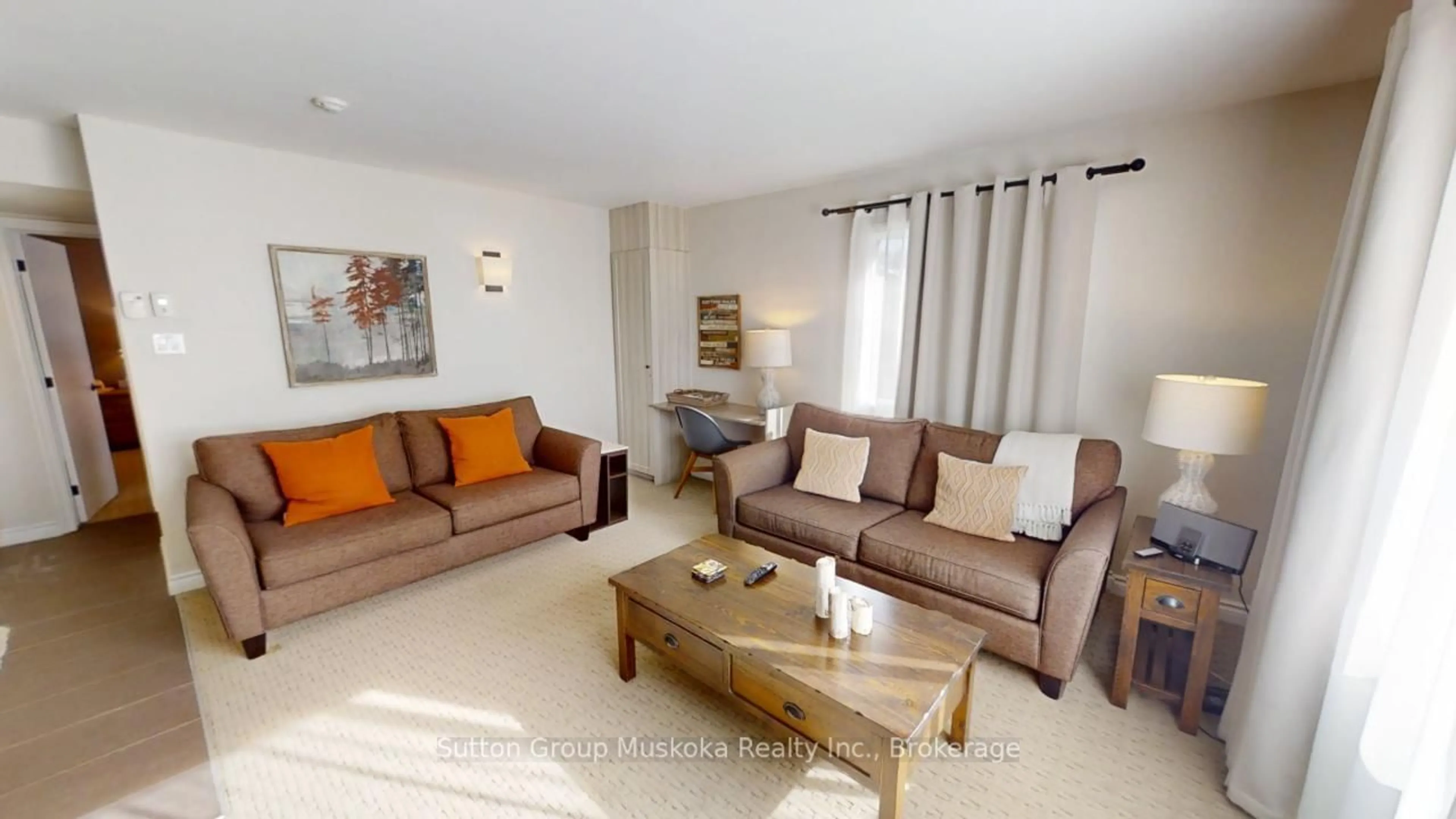 Living room with furniture, unknown for 1235 Deerhurst Dr #53-303, Huntsville Ontario P1H 2E8