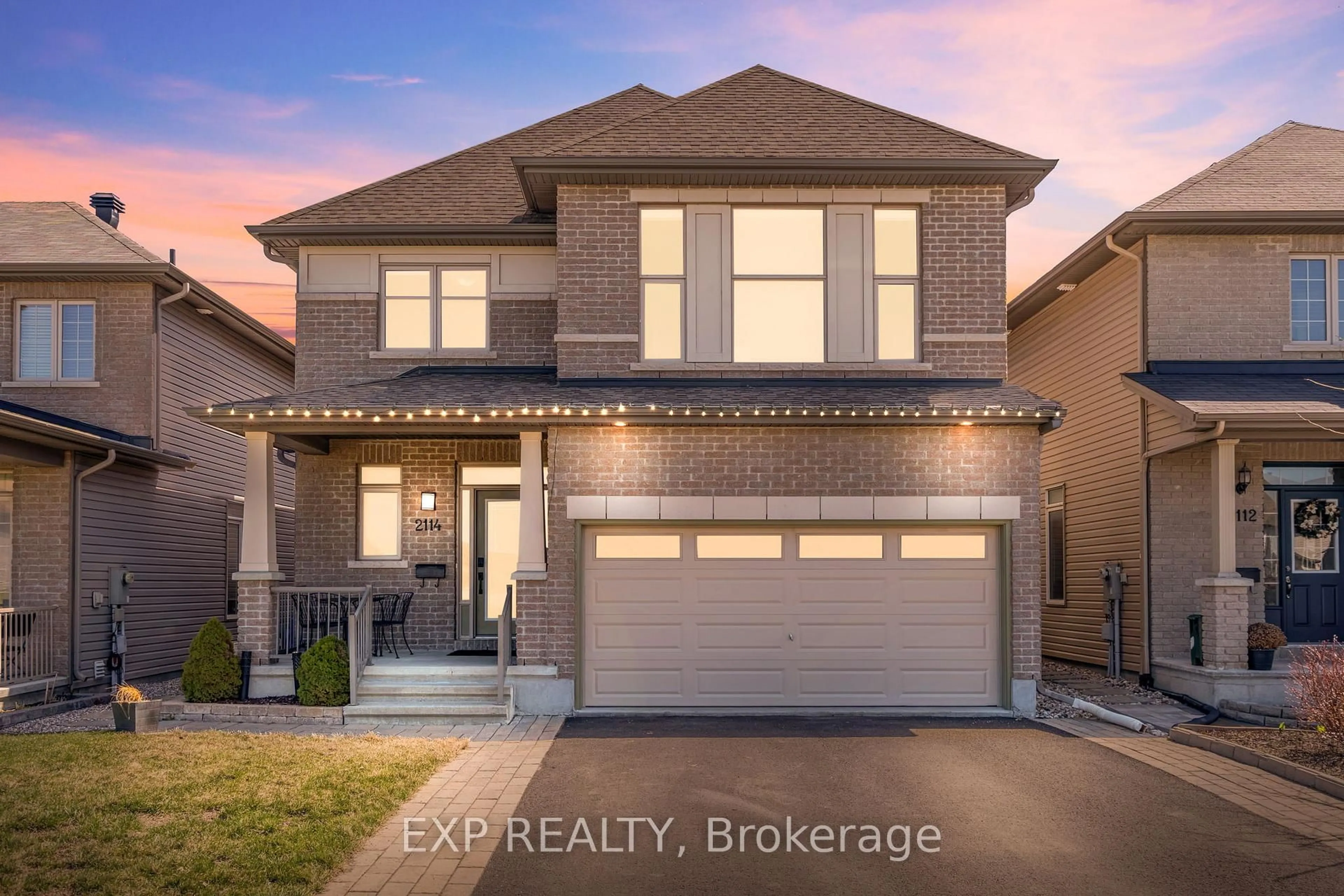 Home with brick exterior material, street for 2114 Helene-Campbell Rd, Ottawa Ontario K2J 4J2