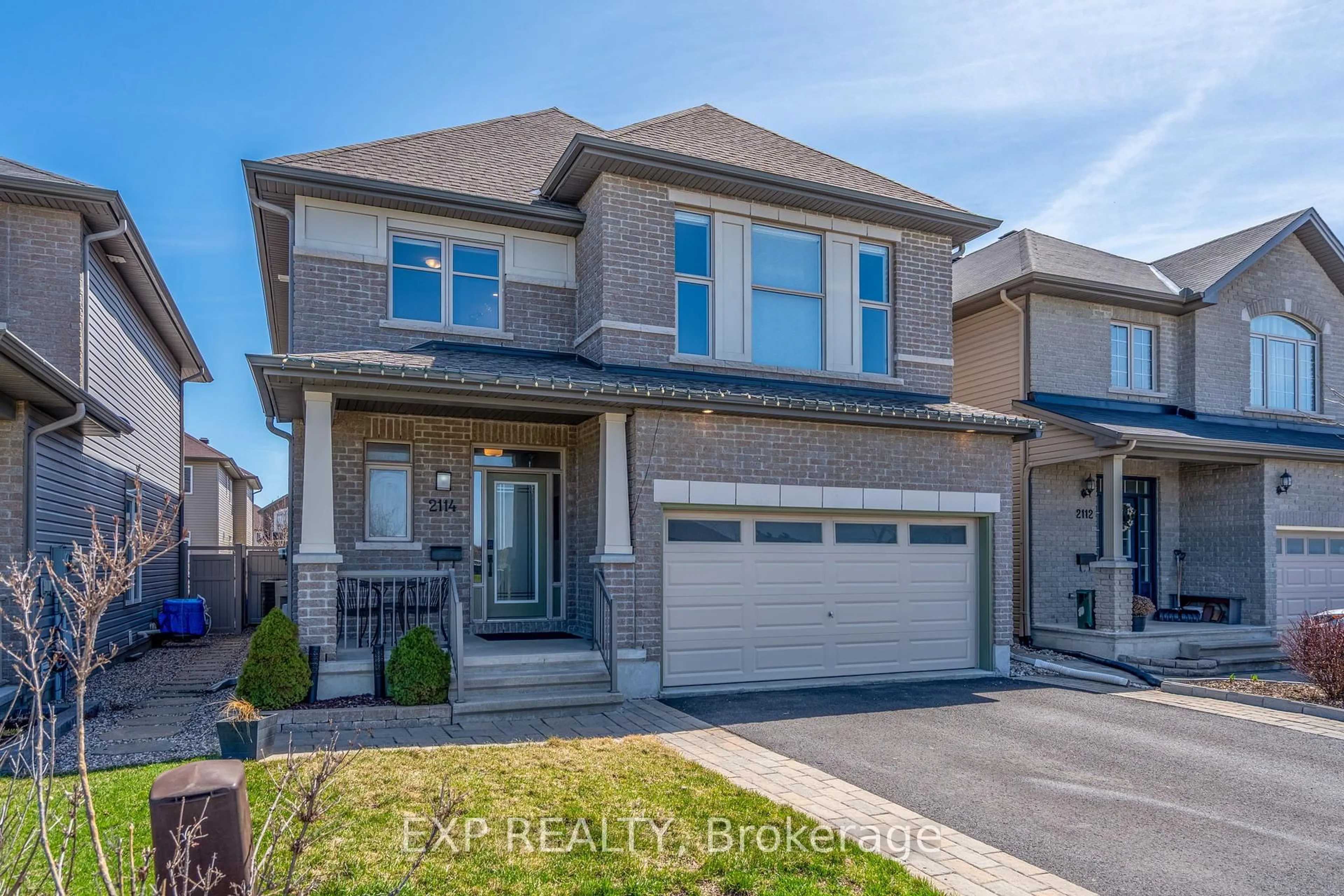 Home with brick exterior material, street for 2114 Helene-Campbell Rd, Ottawa Ontario K2J 4J2
