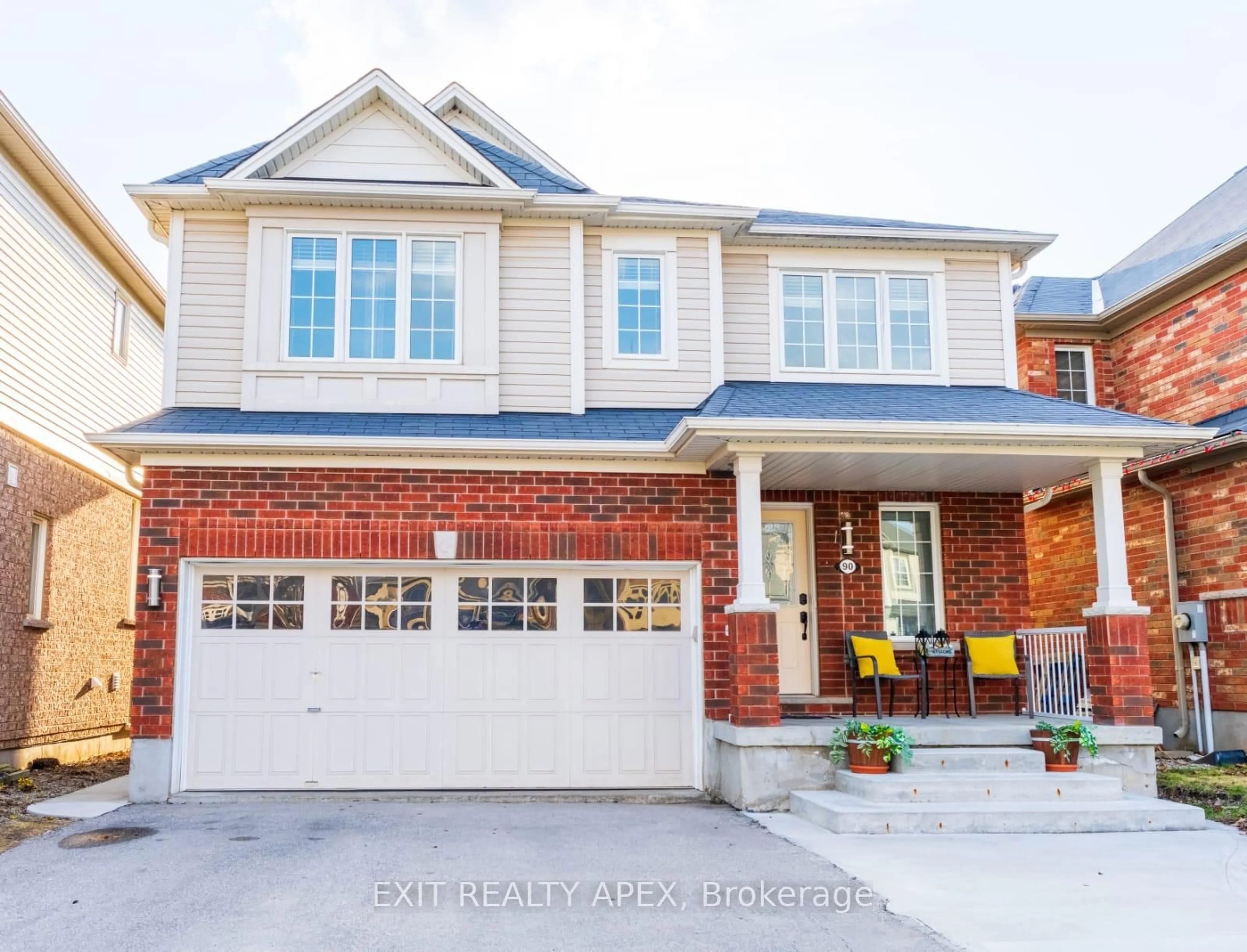 Home with brick exterior material, street for 90 Norwich Rd, Breslau N/A, Woolwich Ontario N0B 1M0