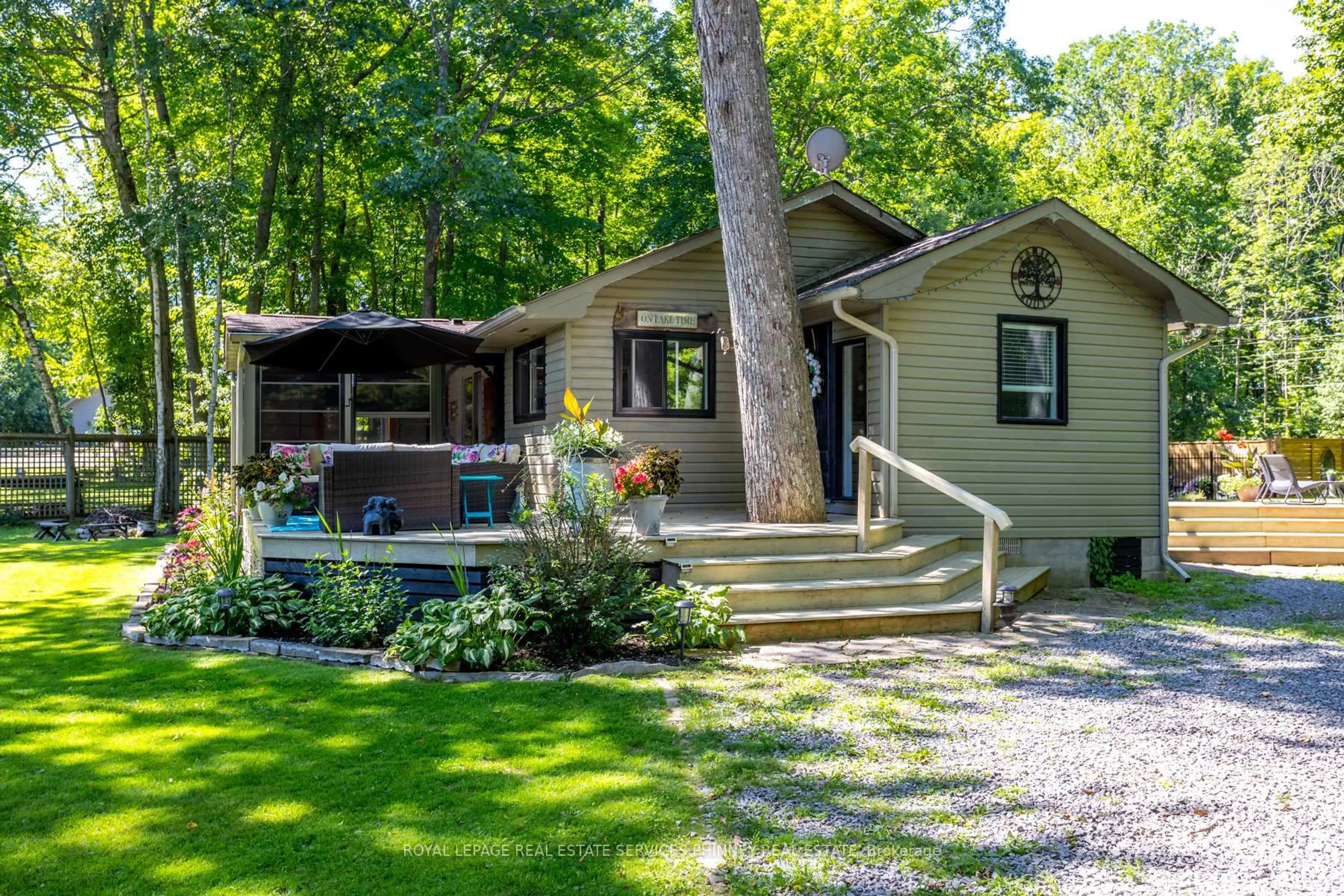 Home with vinyl exterior material, street for 4 Fire Route 103C Rd, Galway-Cavendish and Harvey Ontario K0M 1A0