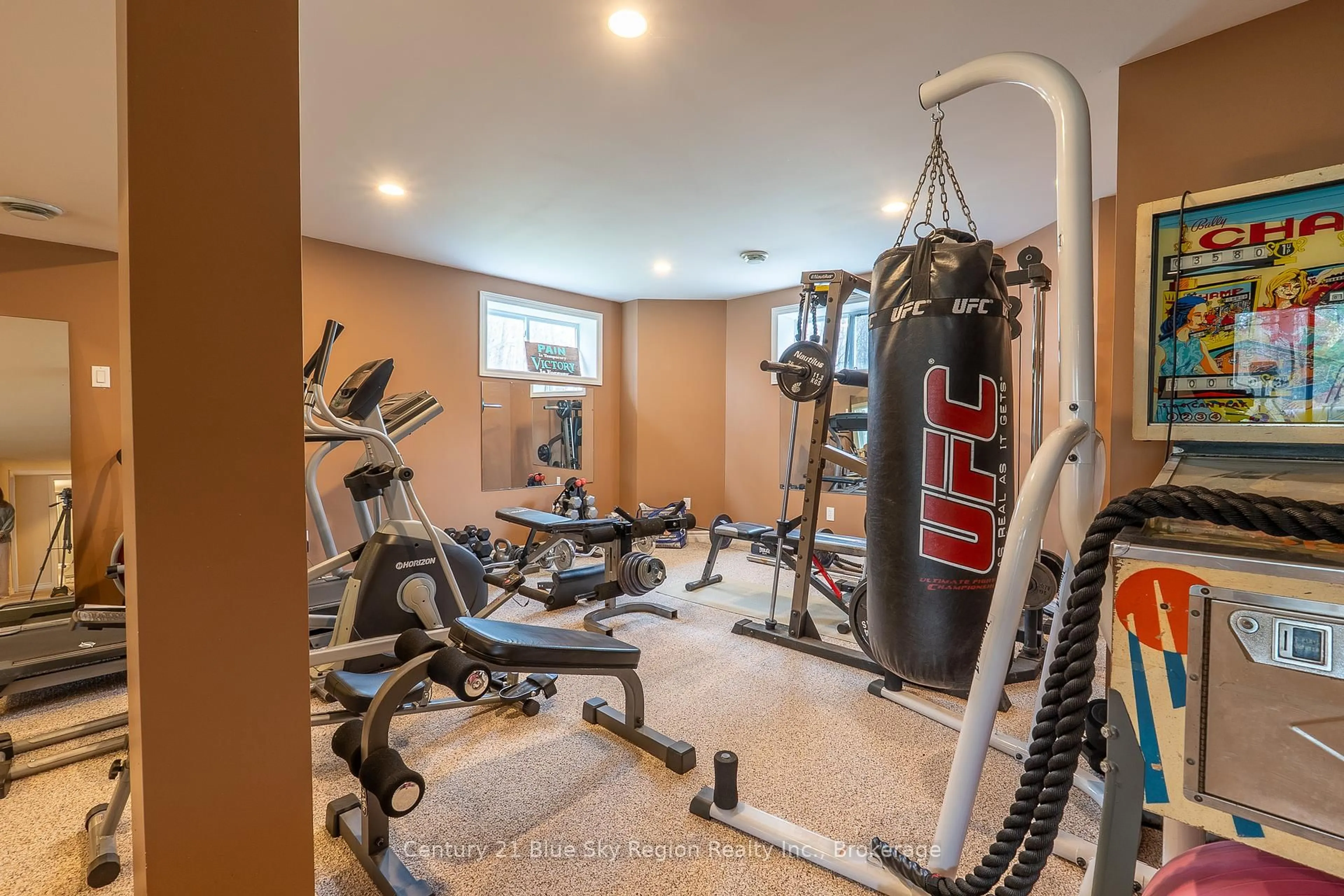 Gym or fitness room for 1518 PINECREEK Rd, Callander Ontario P0H 1H0