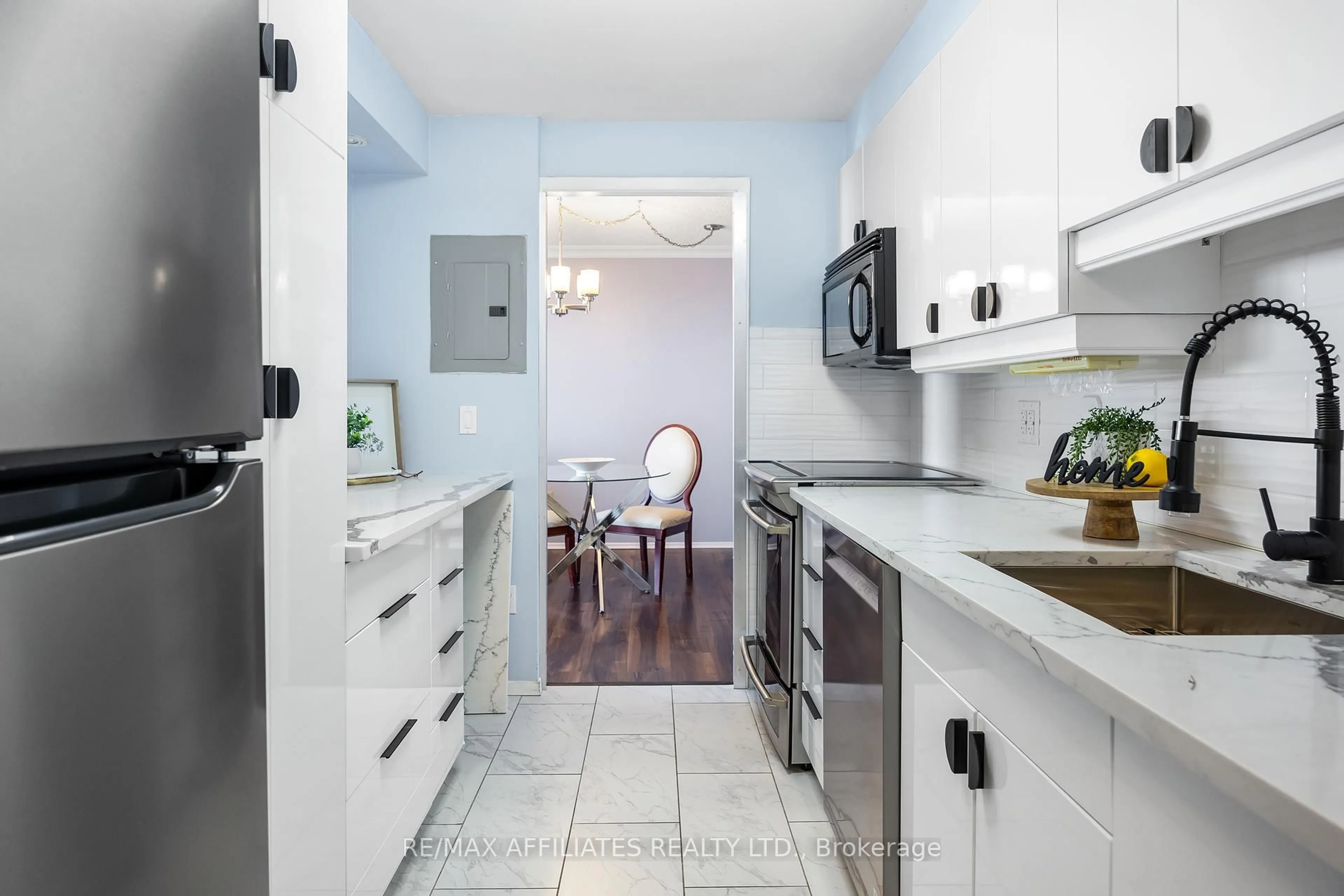 Contemporary kitchen, ceramic/tile floor for 2305-1025 RICHMOND Rd, Ottawa Ontario K2B 8G8