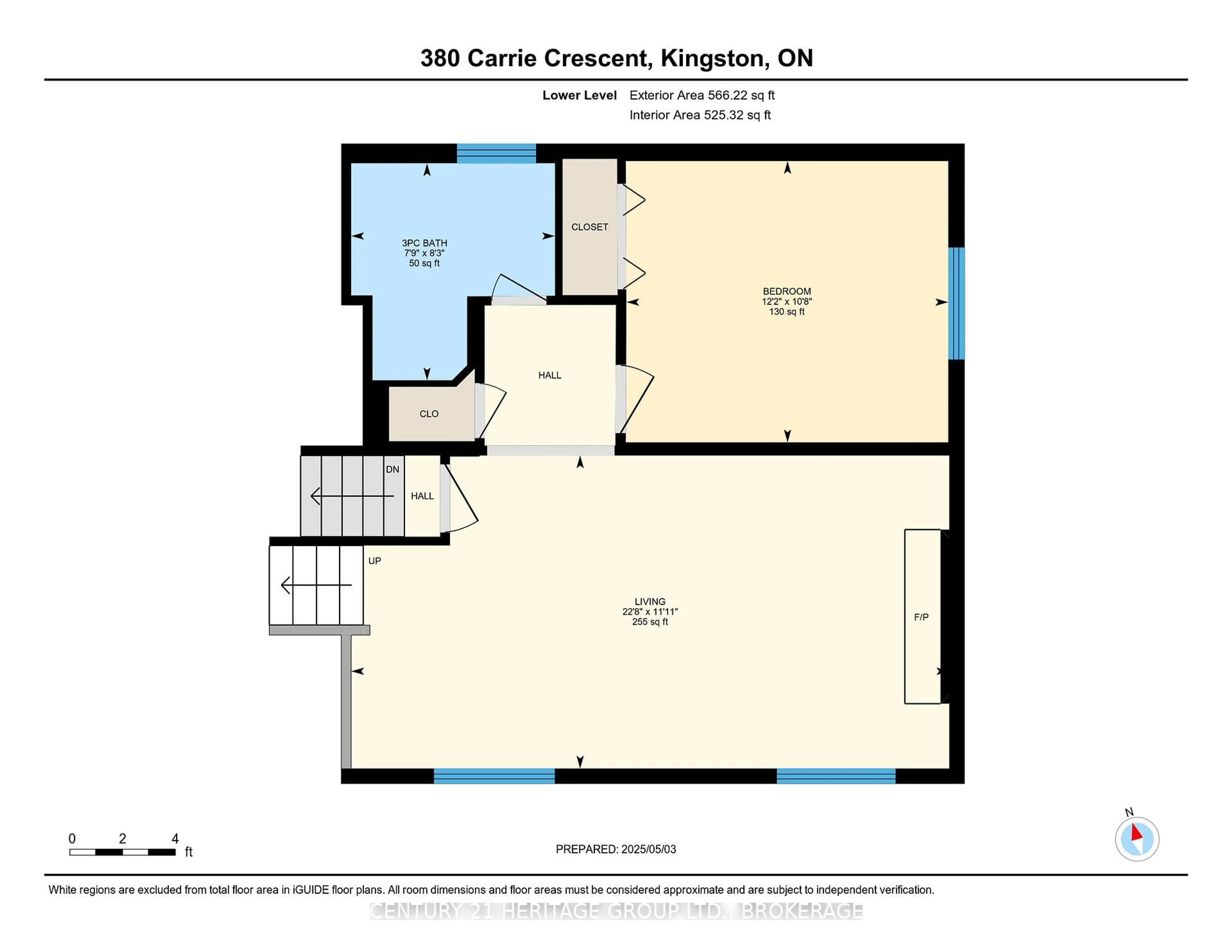 Floor plan for 380 Carrie Cres, Kingston Ontario K7M 5X5