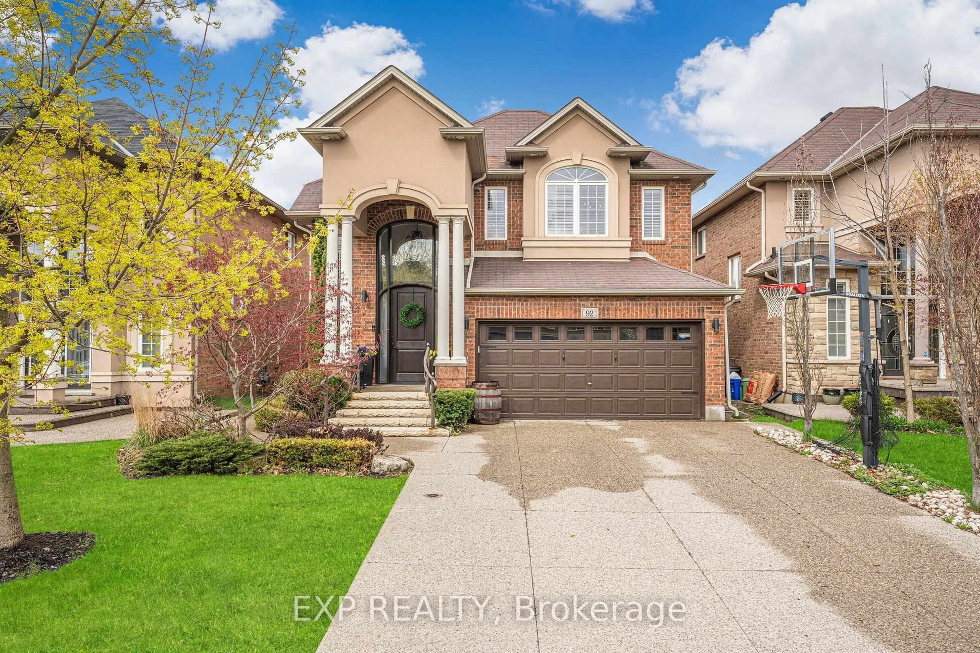 Home with brick exterior material, street for 92 Oleary Dr, Hamilton Ontario L9K 0B5