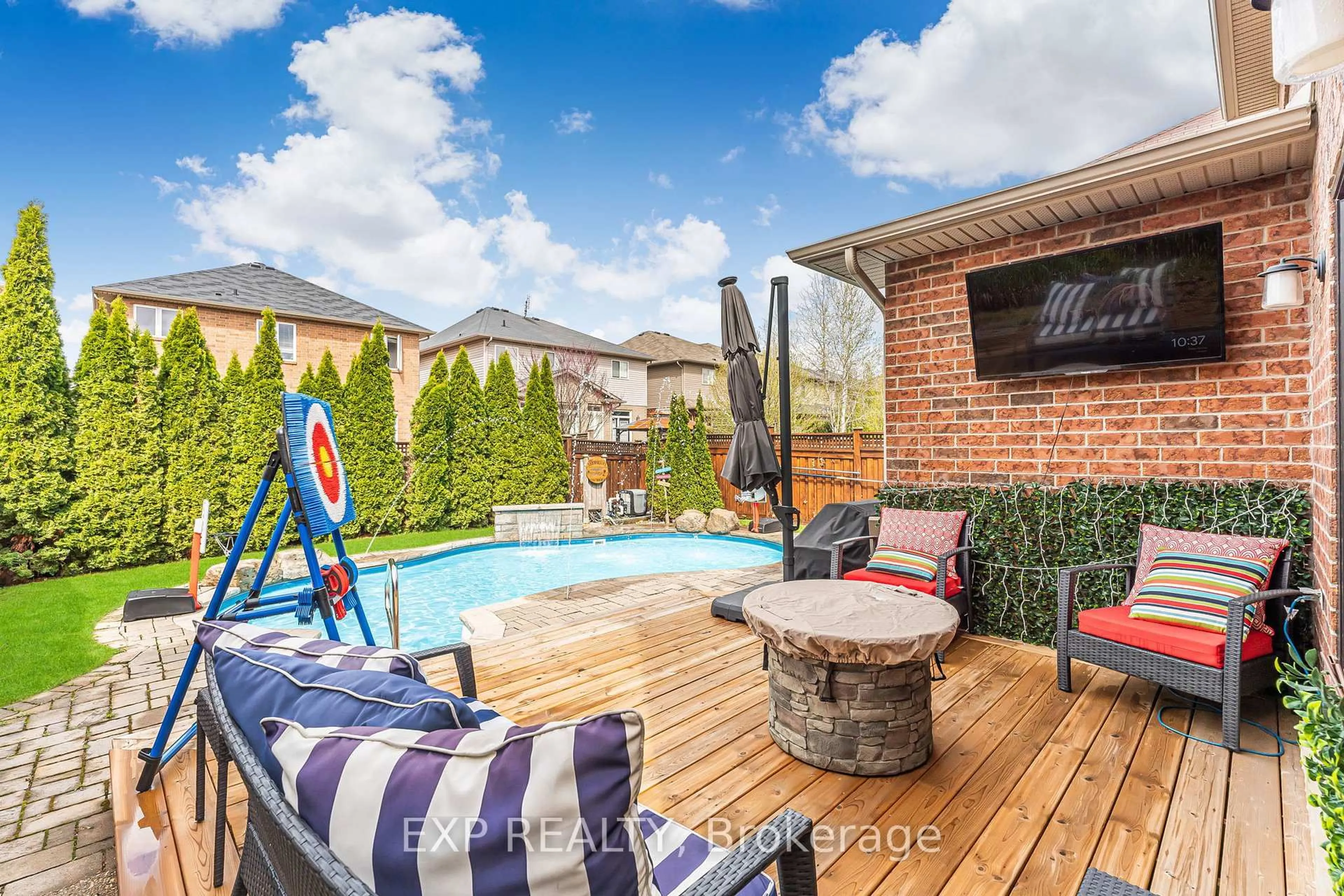 Patio, water/lake/river/ocean view for 92 Oleary Dr, Hamilton Ontario L9K 0B5