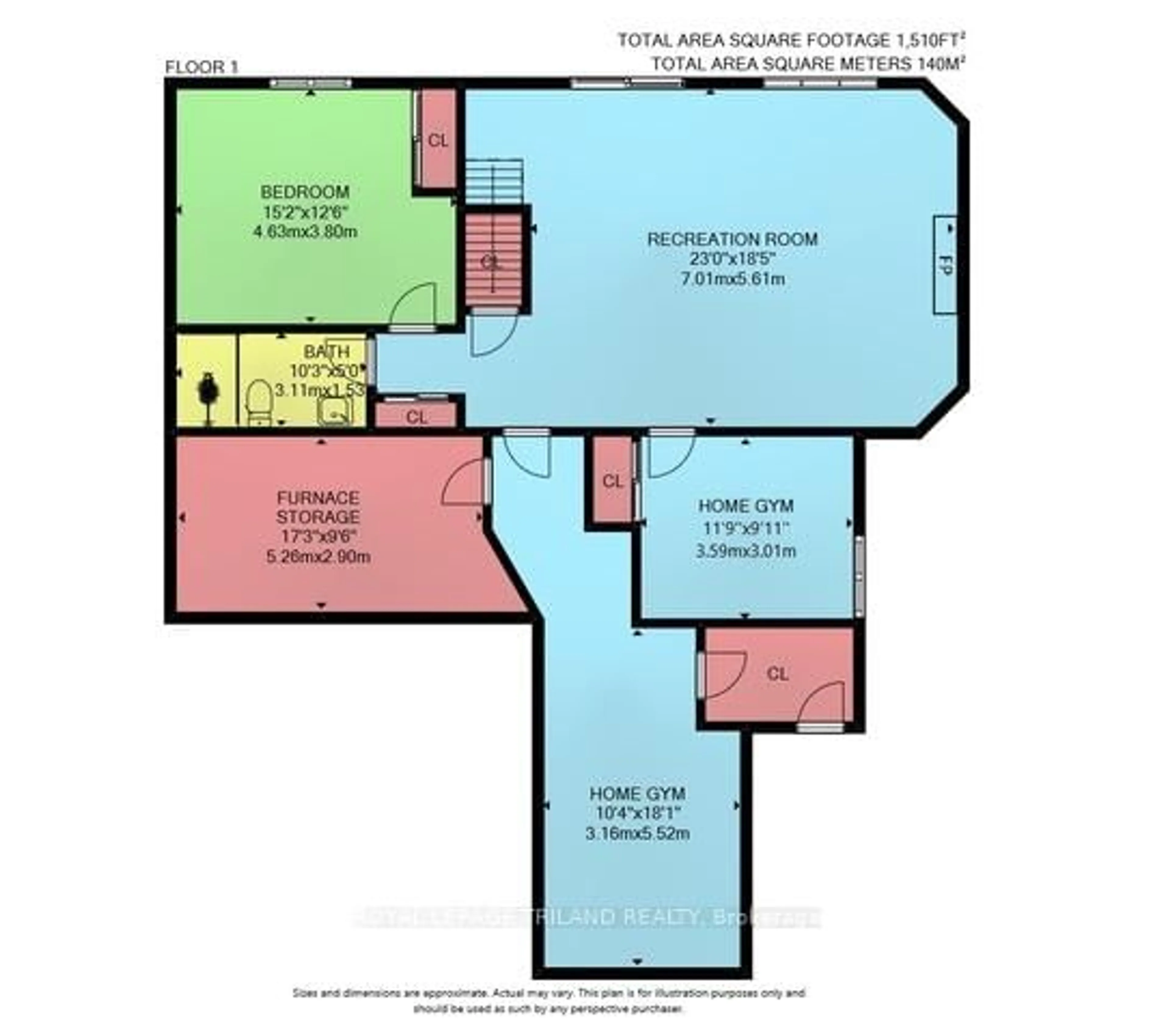 Floor plan for 1028 Commissioners Rd #17, London South Ontario N6K 1C3