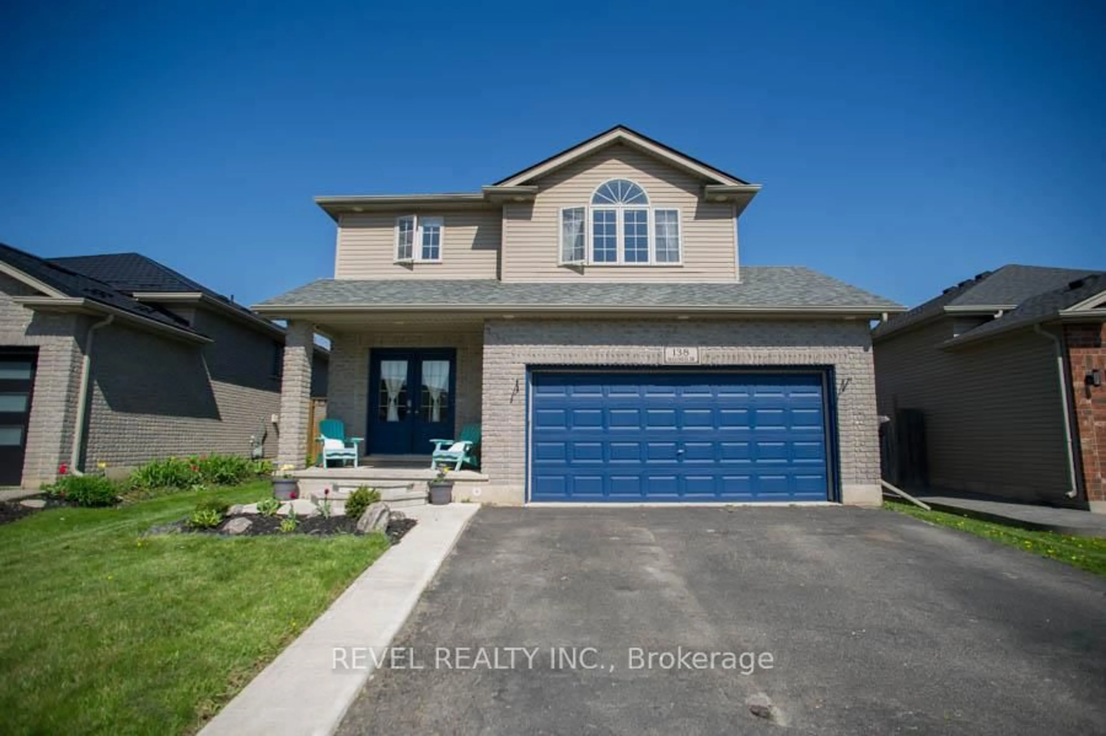 Home with brick exterior material, street for 138 McGuiness Dr, Brantford Ontario N3T 0B4