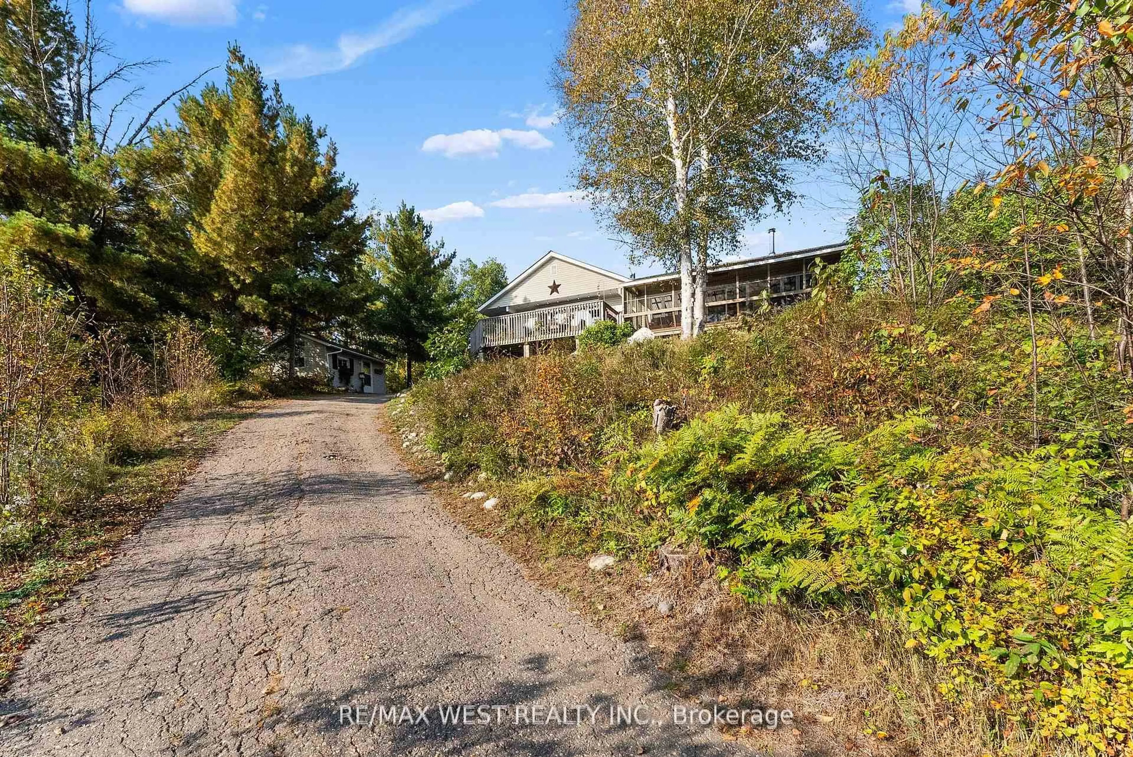 A pic from outside/outdoor area/front of a property/back of a property/a pic from drone, unknown for 558 Mccauley Lake Rd, South Algonquin Ontario K0J 2C0