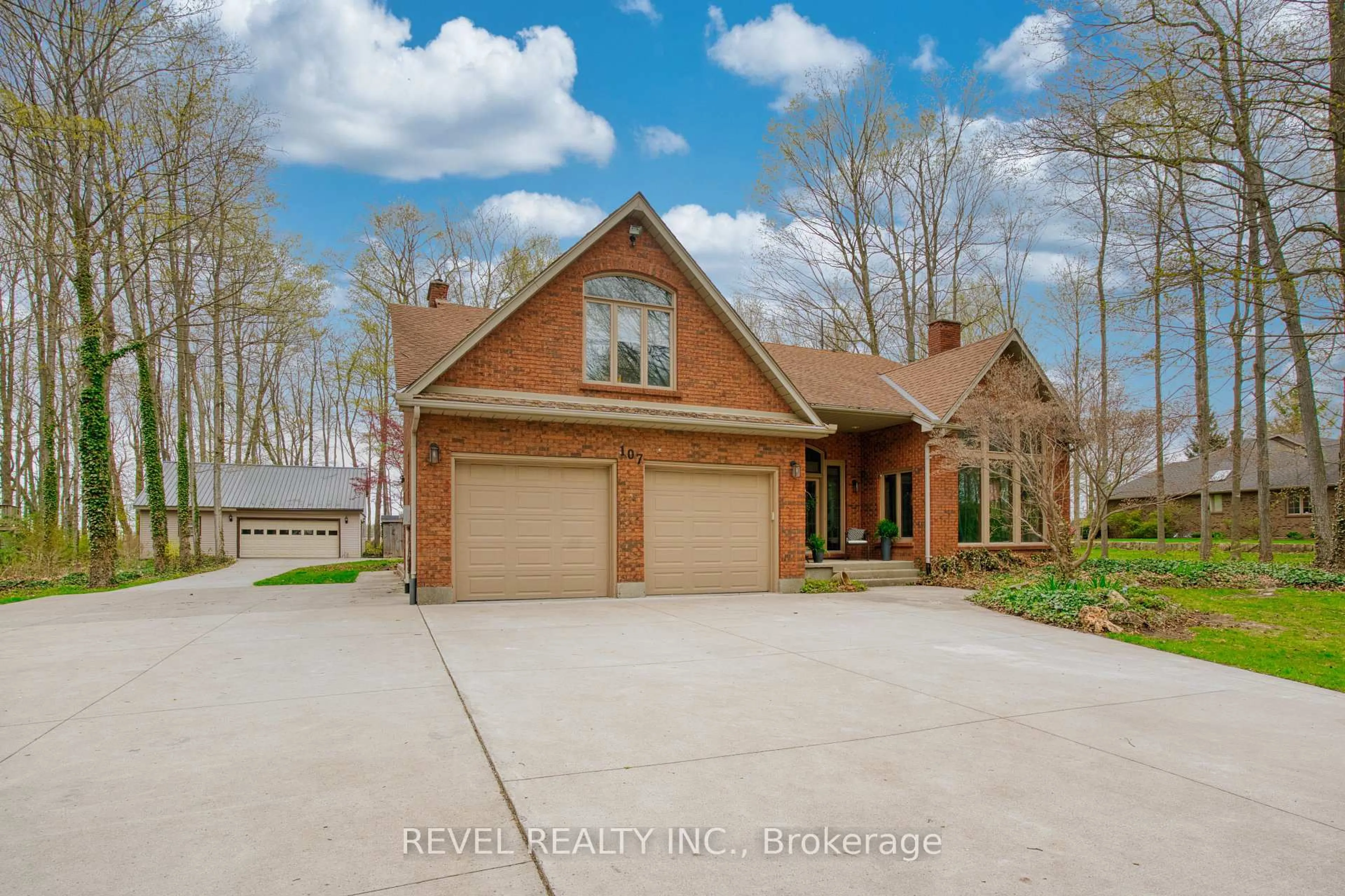 Home with brick exterior material, water/lake/river/ocean view for 107 Lewis Dr, Middlesex Centre Ontario N0M 2A0