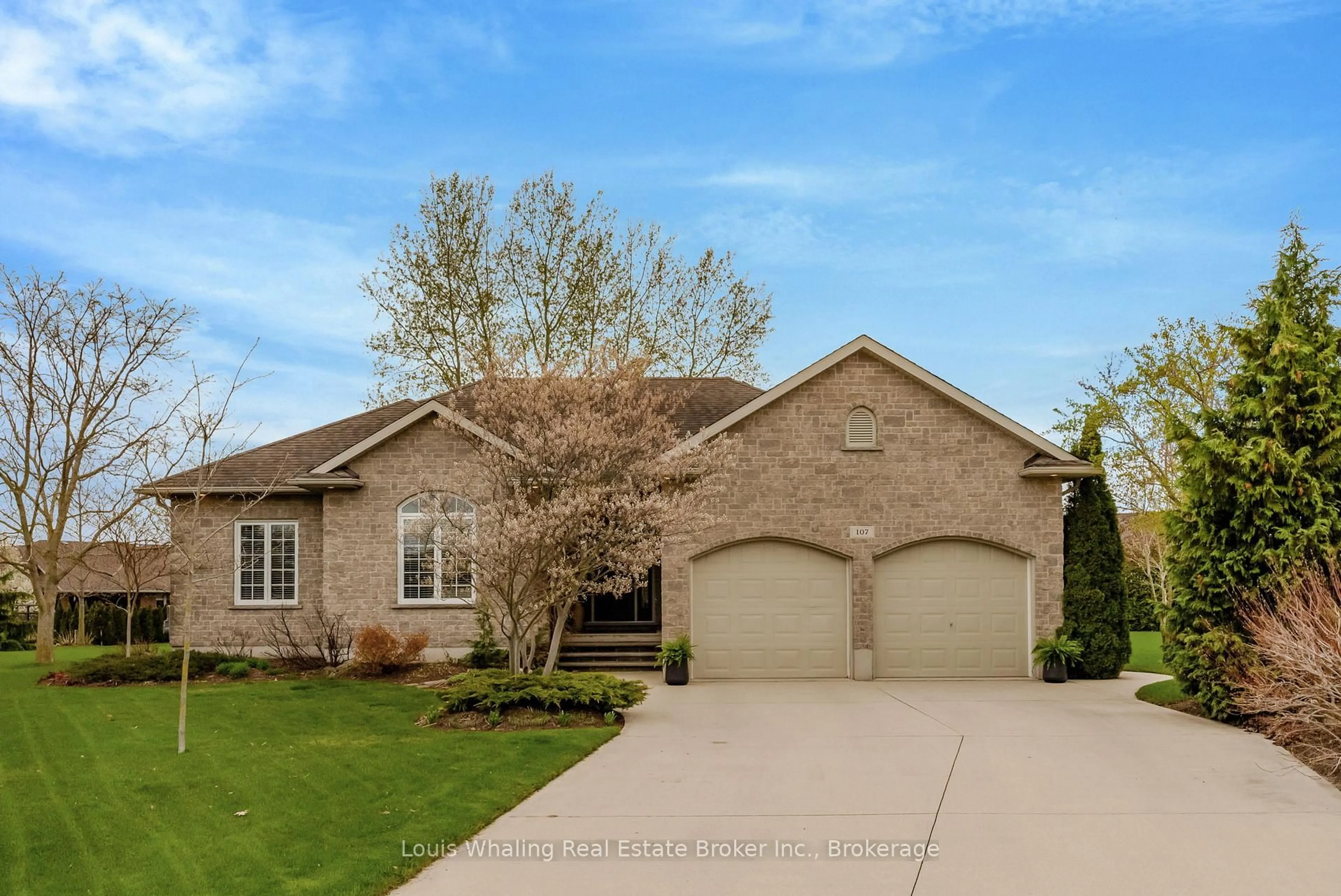 Home with brick exterior material, street for 107 12th Ave, Hanover Ontario N4N 3T9