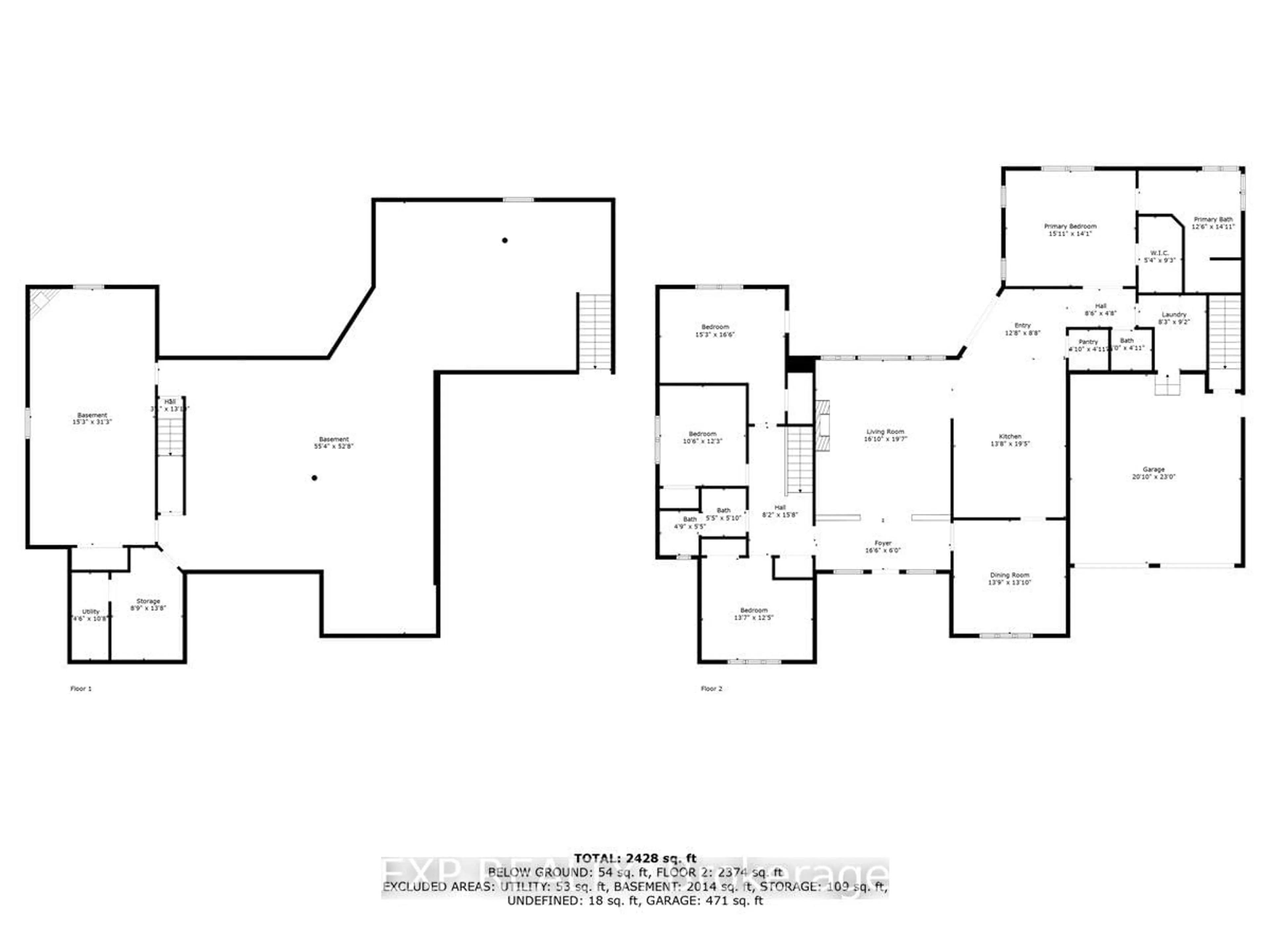Floor plan for 1377 Lords Manor Lane, Ottawa Ontario K4M 1K3