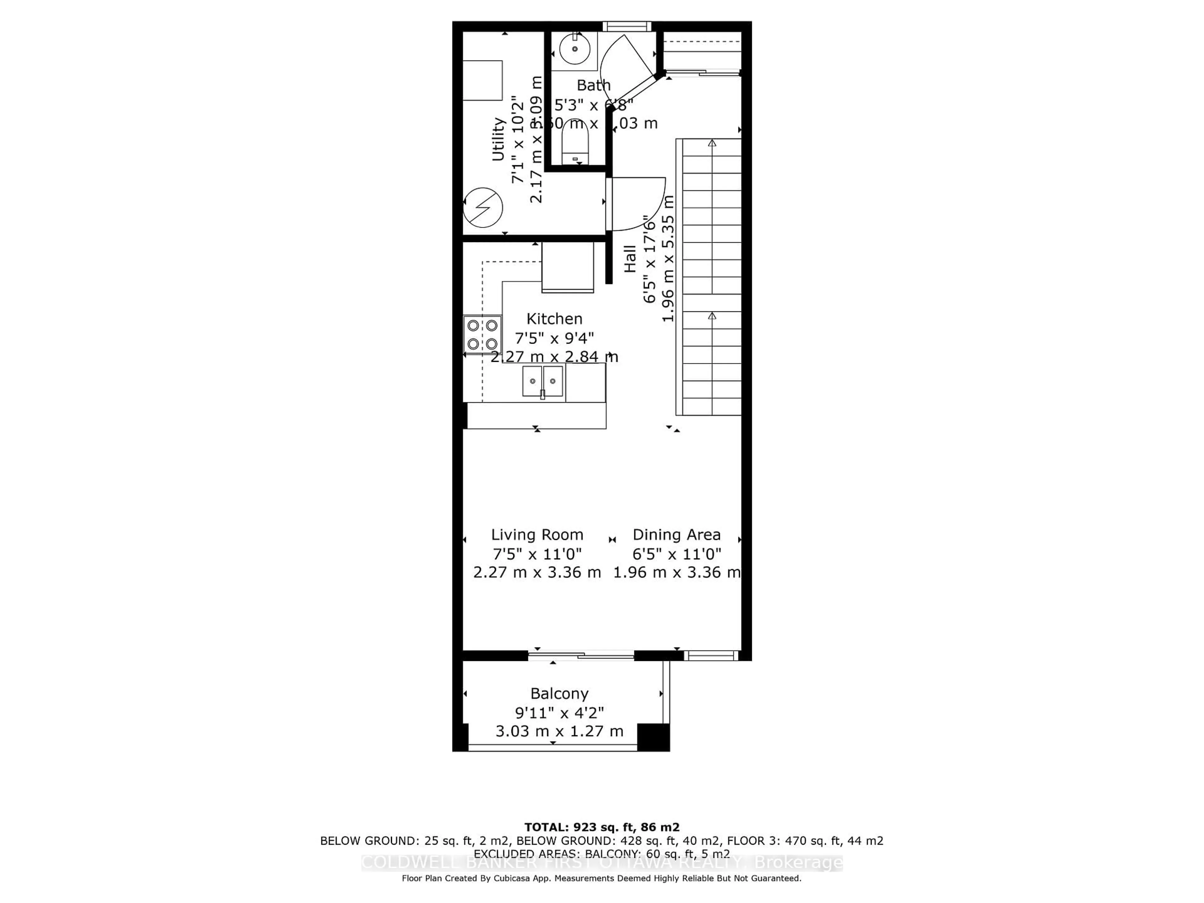 Floor plan for 270 King Edward Ave, Ottawa Ontario K1N 7M1