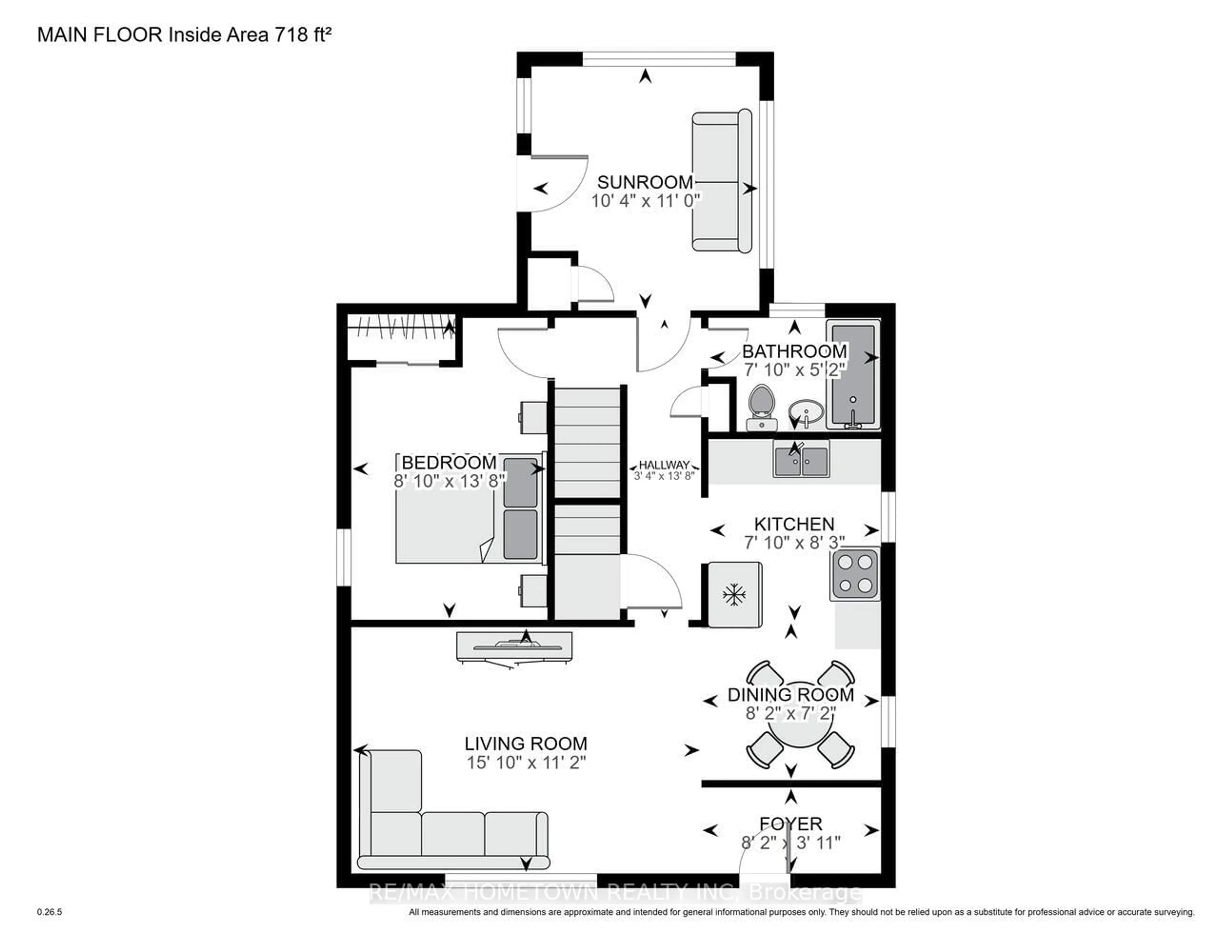 Floor plan for 107 Windsor Dr, Brockville Ontario K6V 3H7