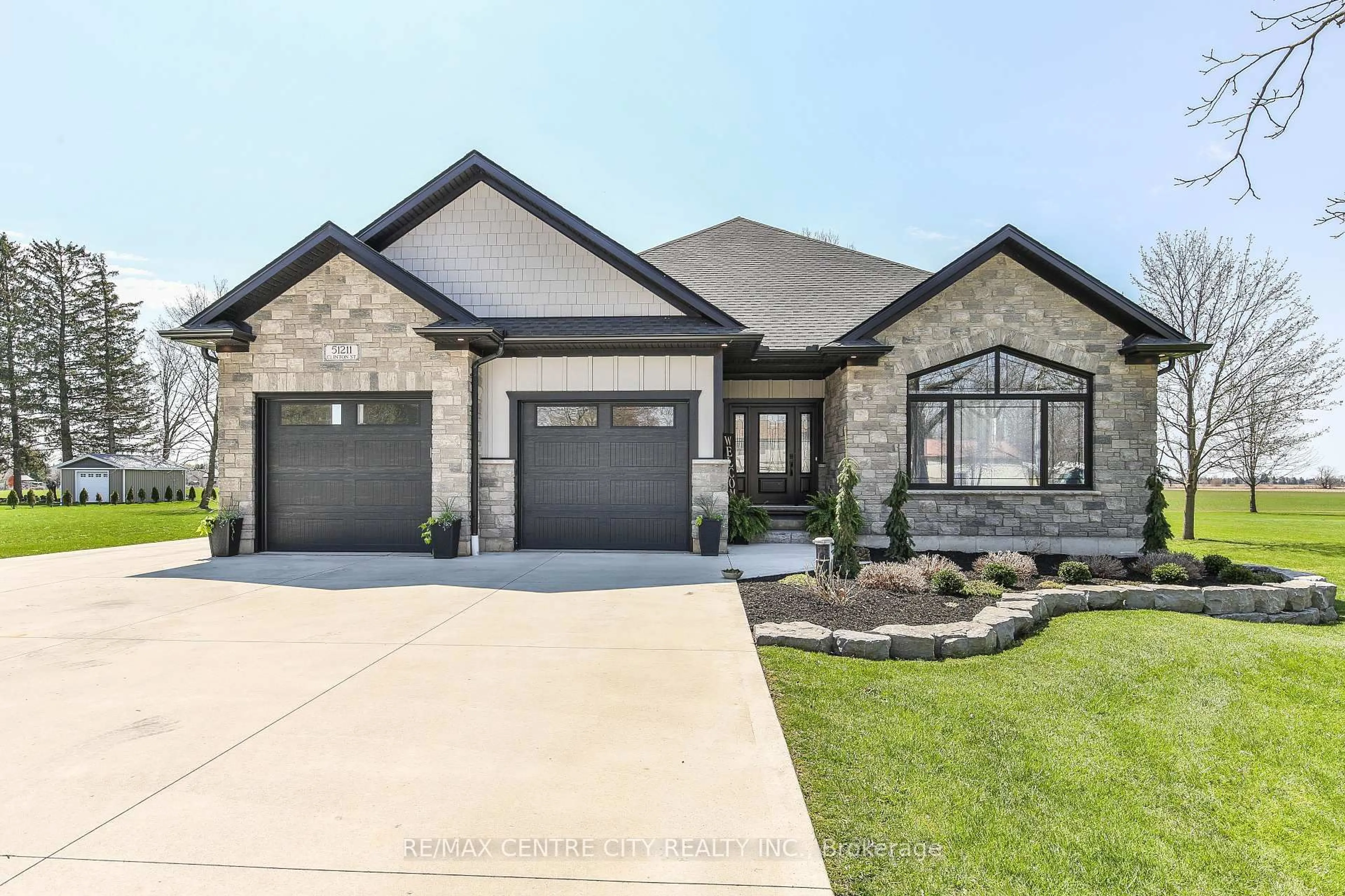 Home with brick exterior material, street for 51211 Clinton St, Malahide Ontario N0L 2J0
