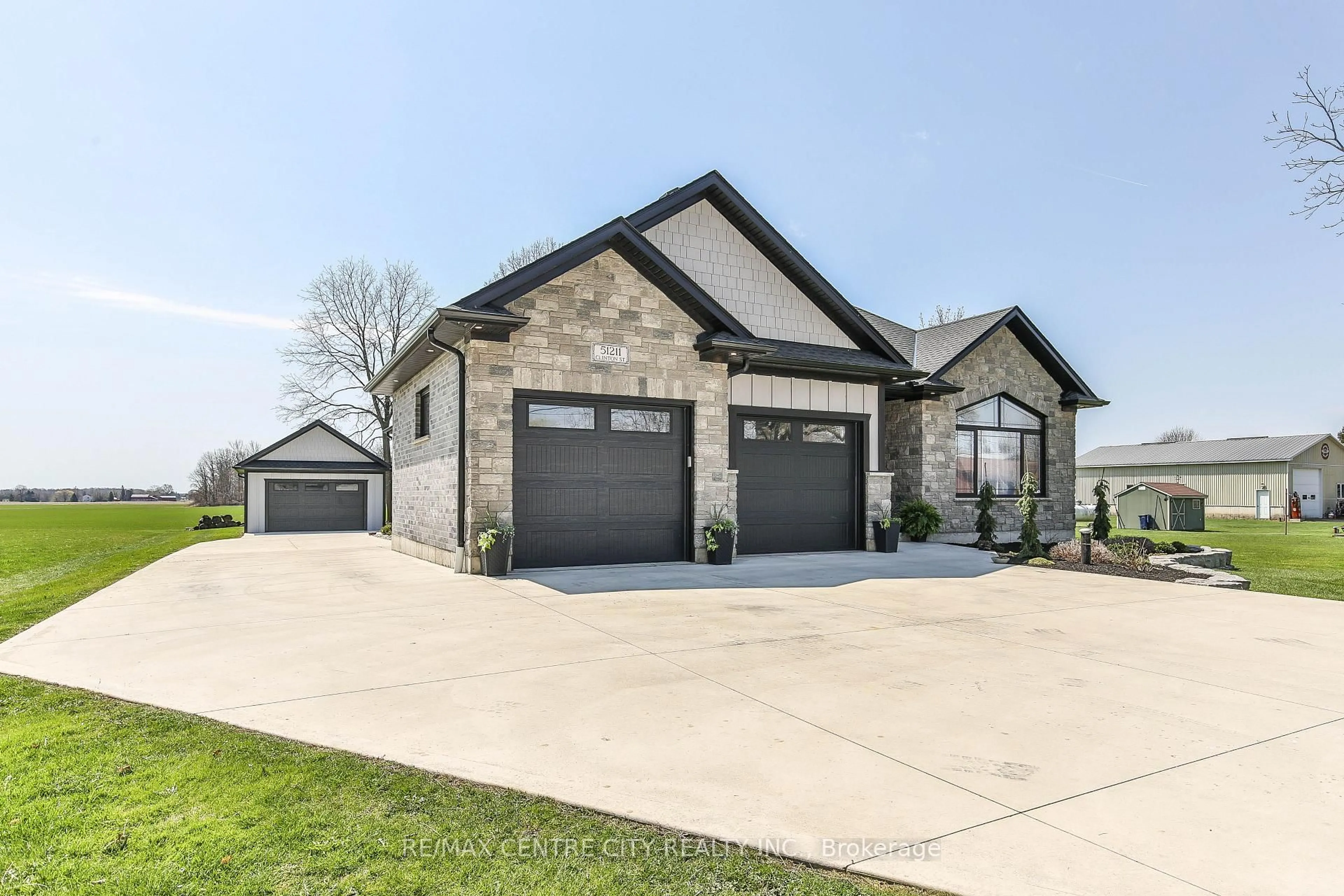 Home with brick exterior material, street for 51211 Clinton St, Malahide Ontario N0L 2J0