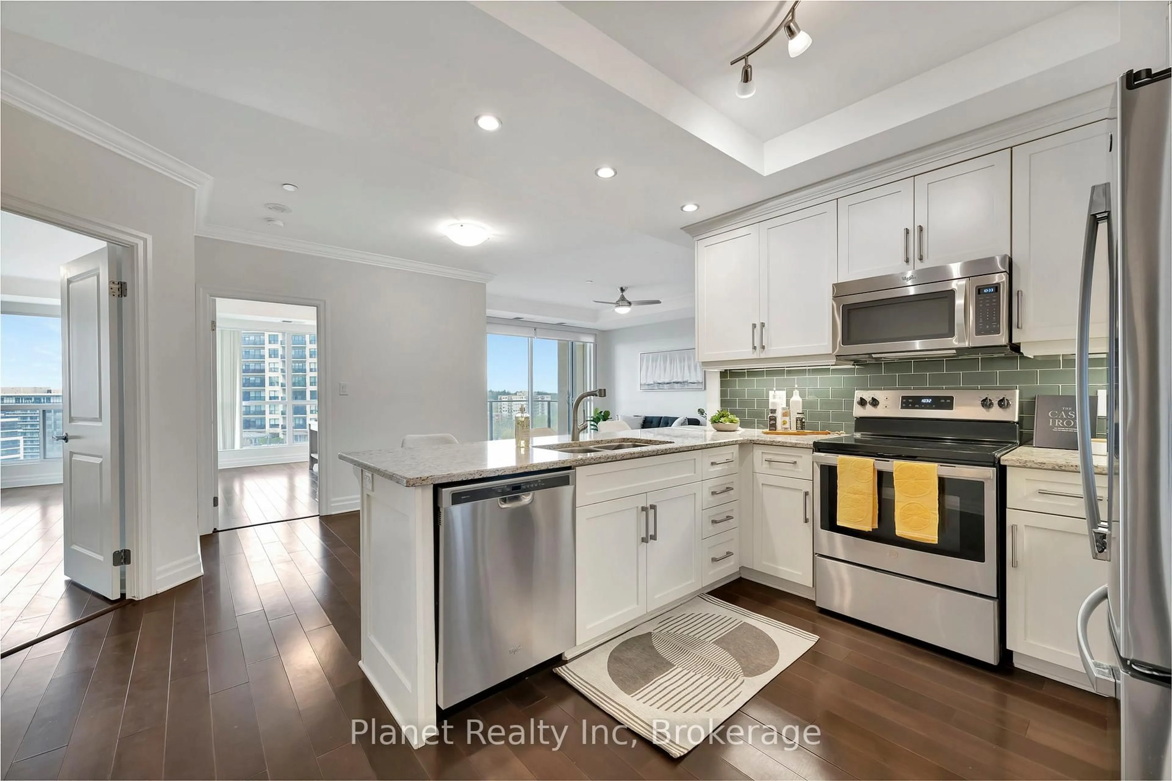 Open concept kitchen, unknown for 160 Macdonell St #906, Guelph Ontario N1H 0A9