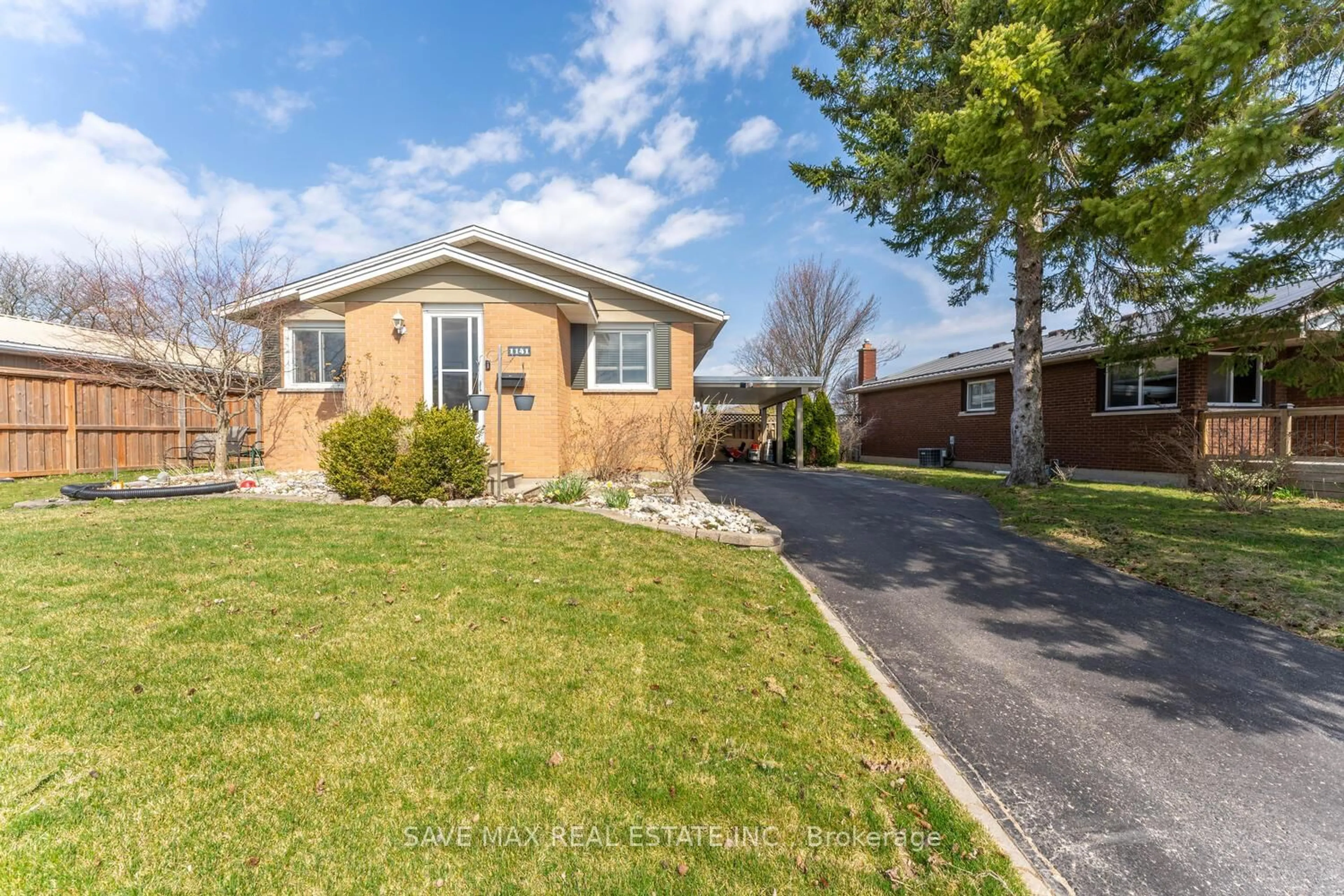 Home with brick exterior material, street for 1141 Sprucedale Rd, Woodstock Ontario N4S 5A1