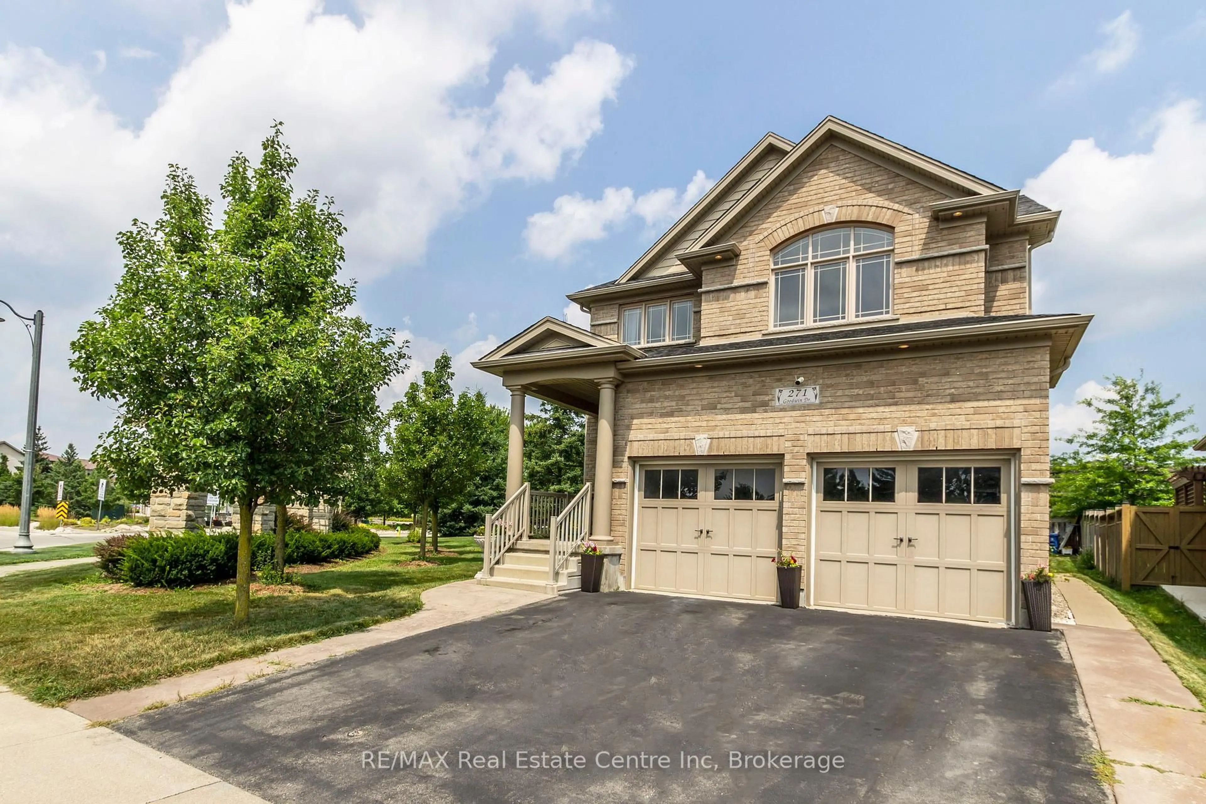 Home with brick exterior material, street for 271 Goodwin Dr, Guelph Ontario N1L 1C3