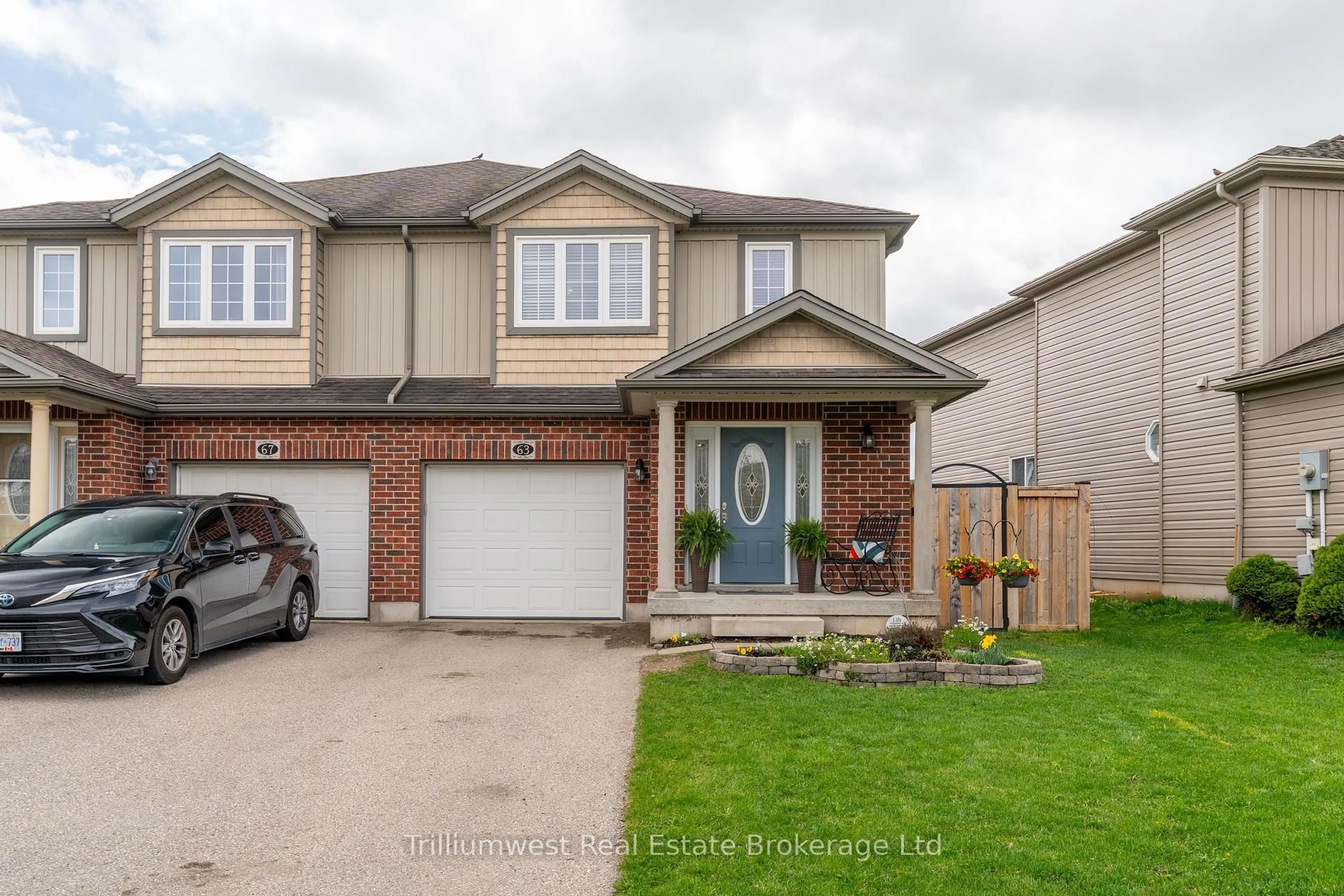Home with brick exterior material, street for 63 Forrest Ave, Wilmot Ontario N3A 4N6