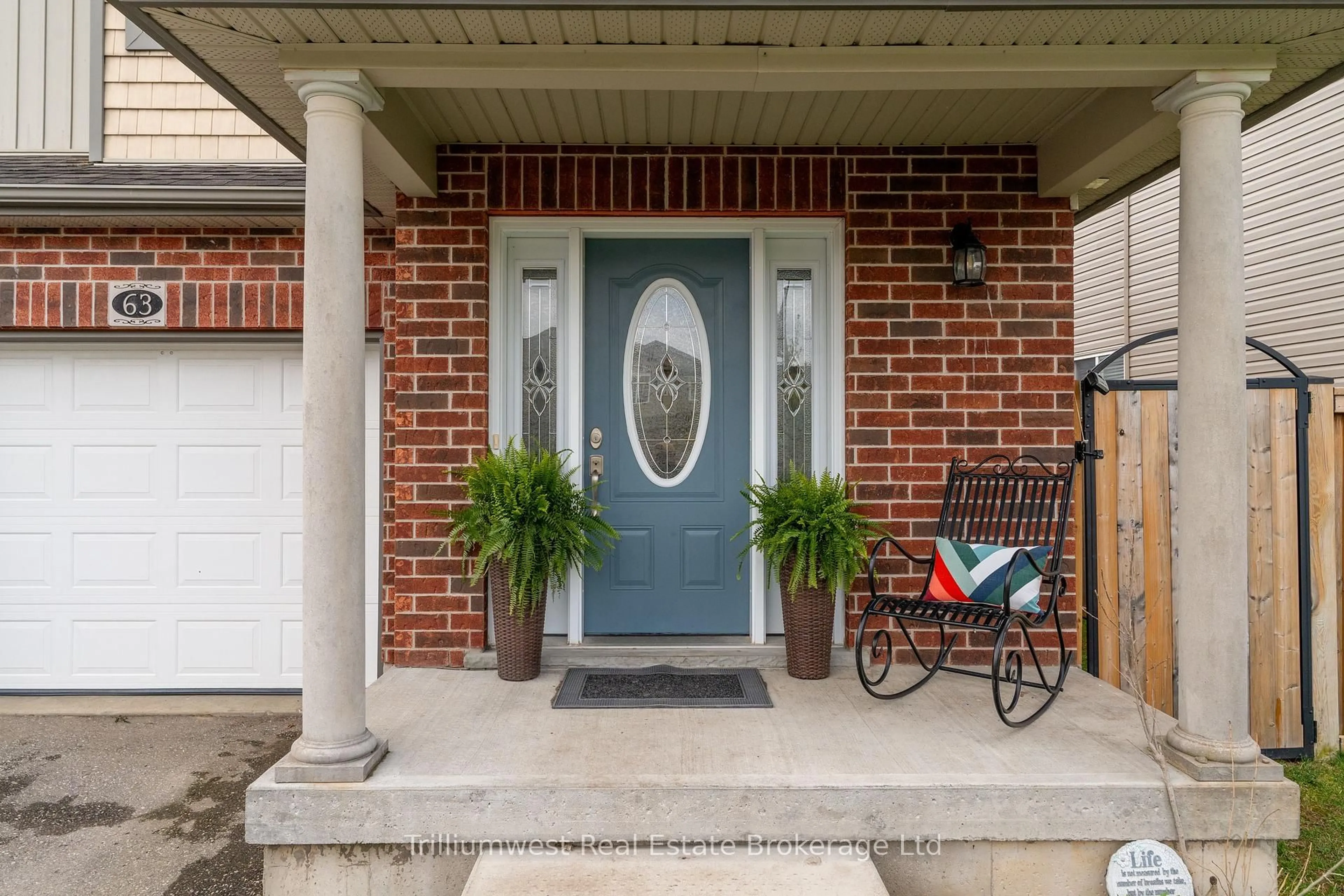 Home with brick exterior material, street for 63 Forrest Ave, Wilmot Ontario N3A 4N6