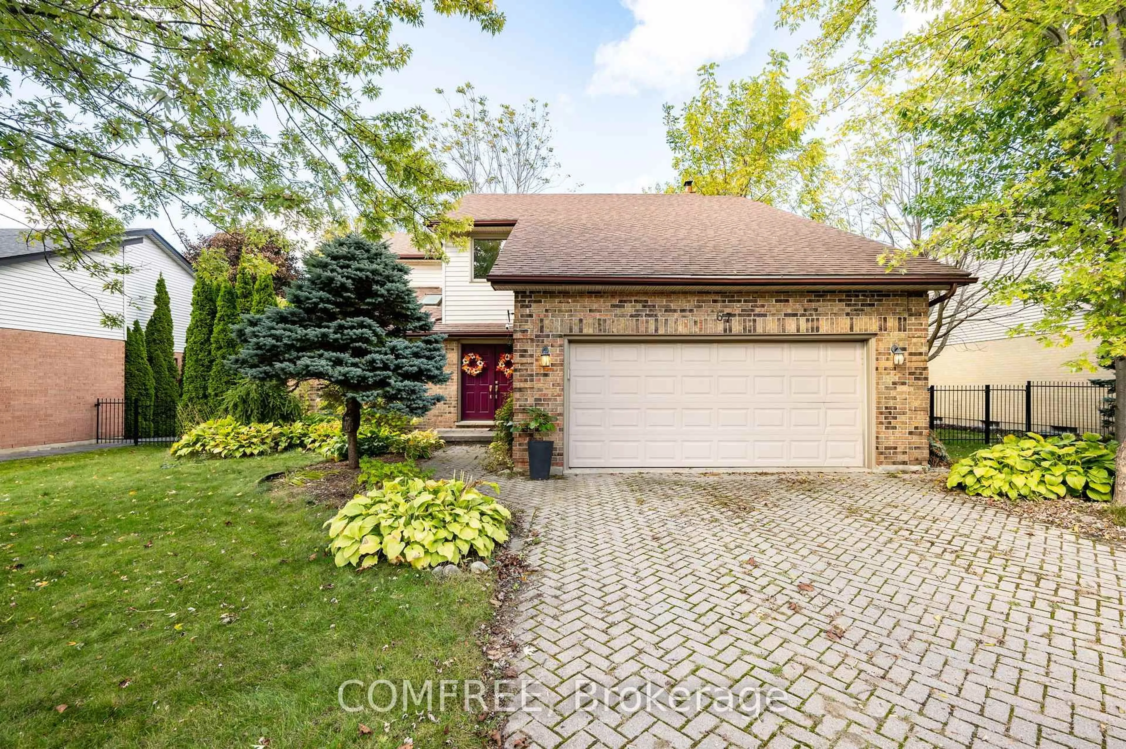 Home with brick exterior material, street for 67 Robinson Lane, London North Ontario N5X 3V4