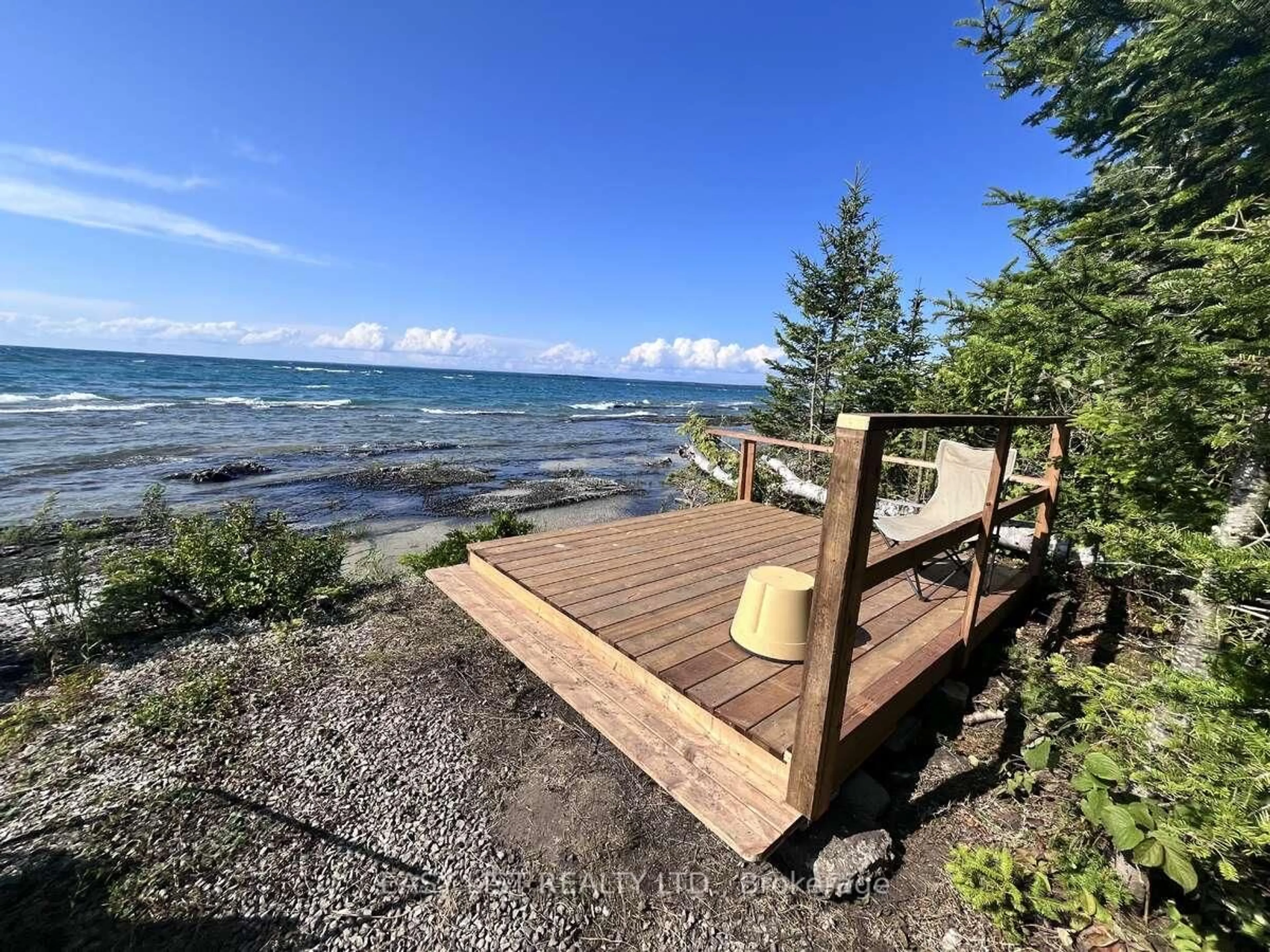 Patio, water/lake/river/ocean view for 62 Zorra Dr, Northern Bruce Peninsula Ontario N0H 2R0