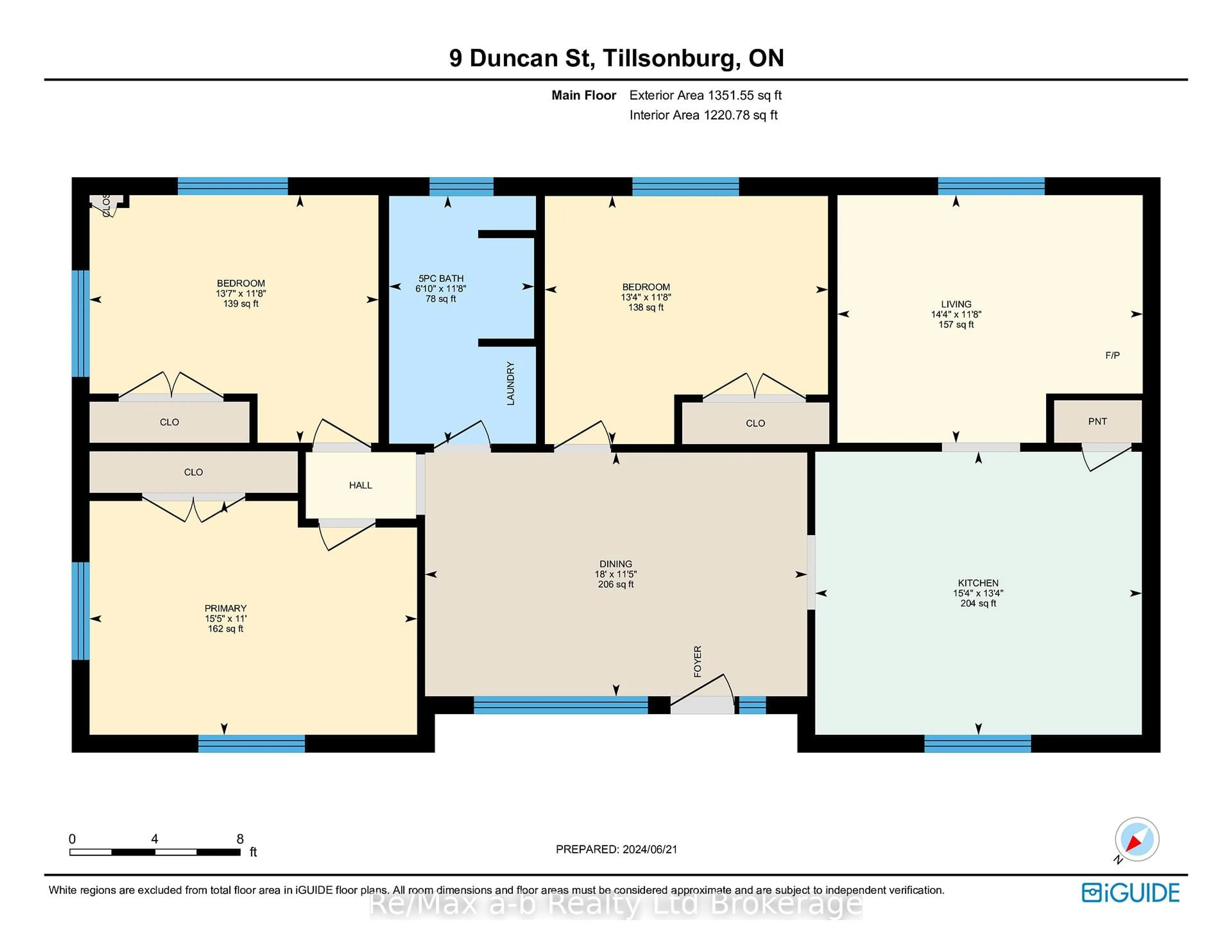 Floor plan for 9 Duncan St, Tillsonburg Ontario N4G 2N7