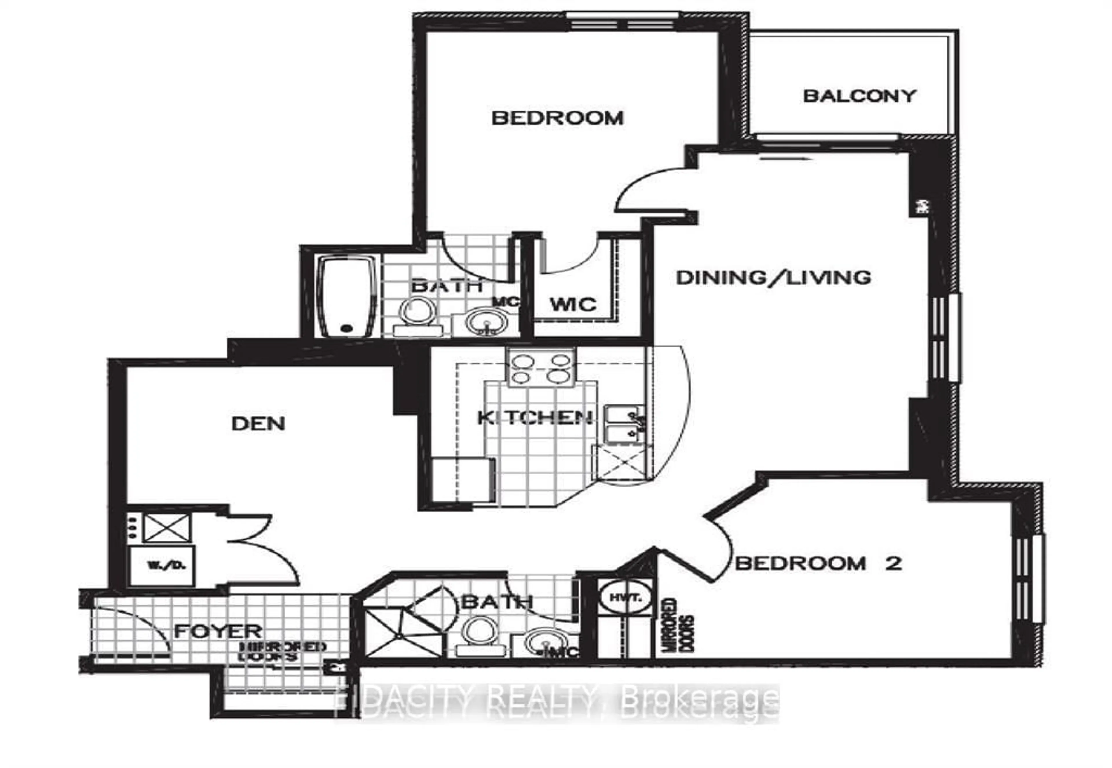 Floor plan for 314 Central Park Dr #601, Ottawa Ontario K2C 0R2