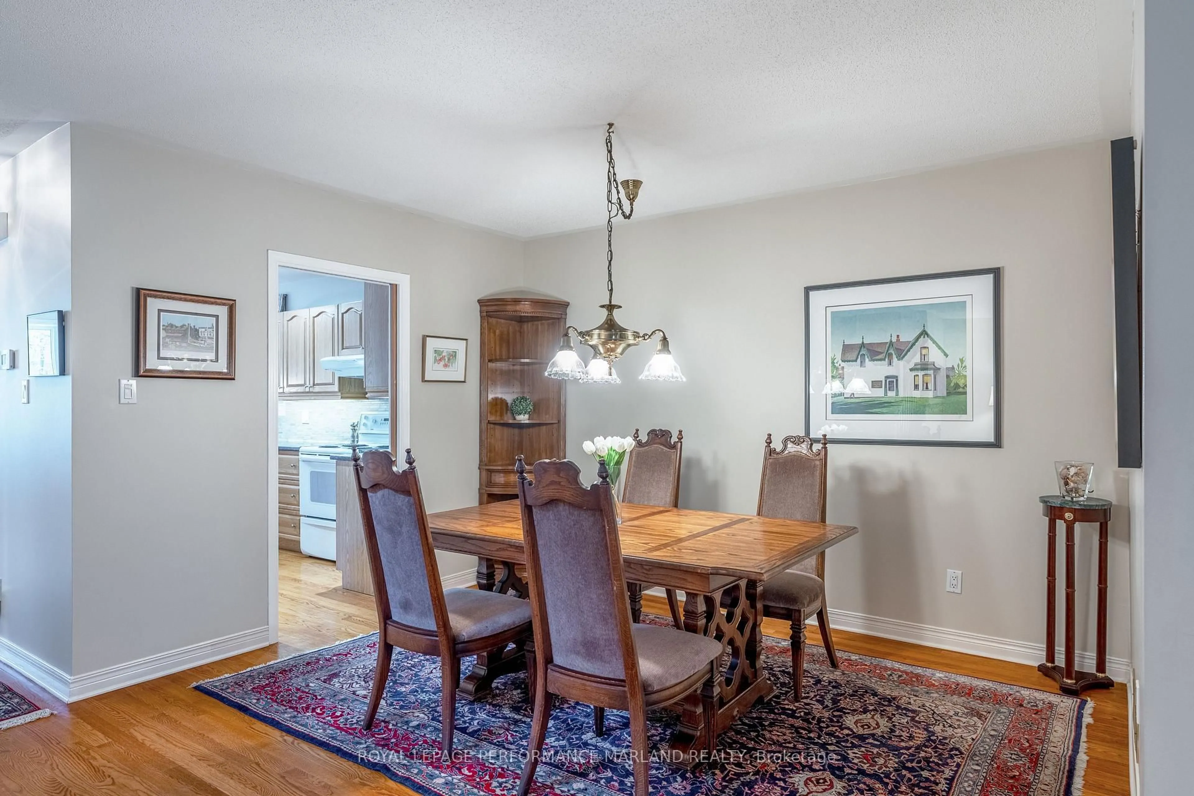 Dining room, wood/laminate floor for 1 Windsor Ave, Ottawa Ontario K1S 0W3