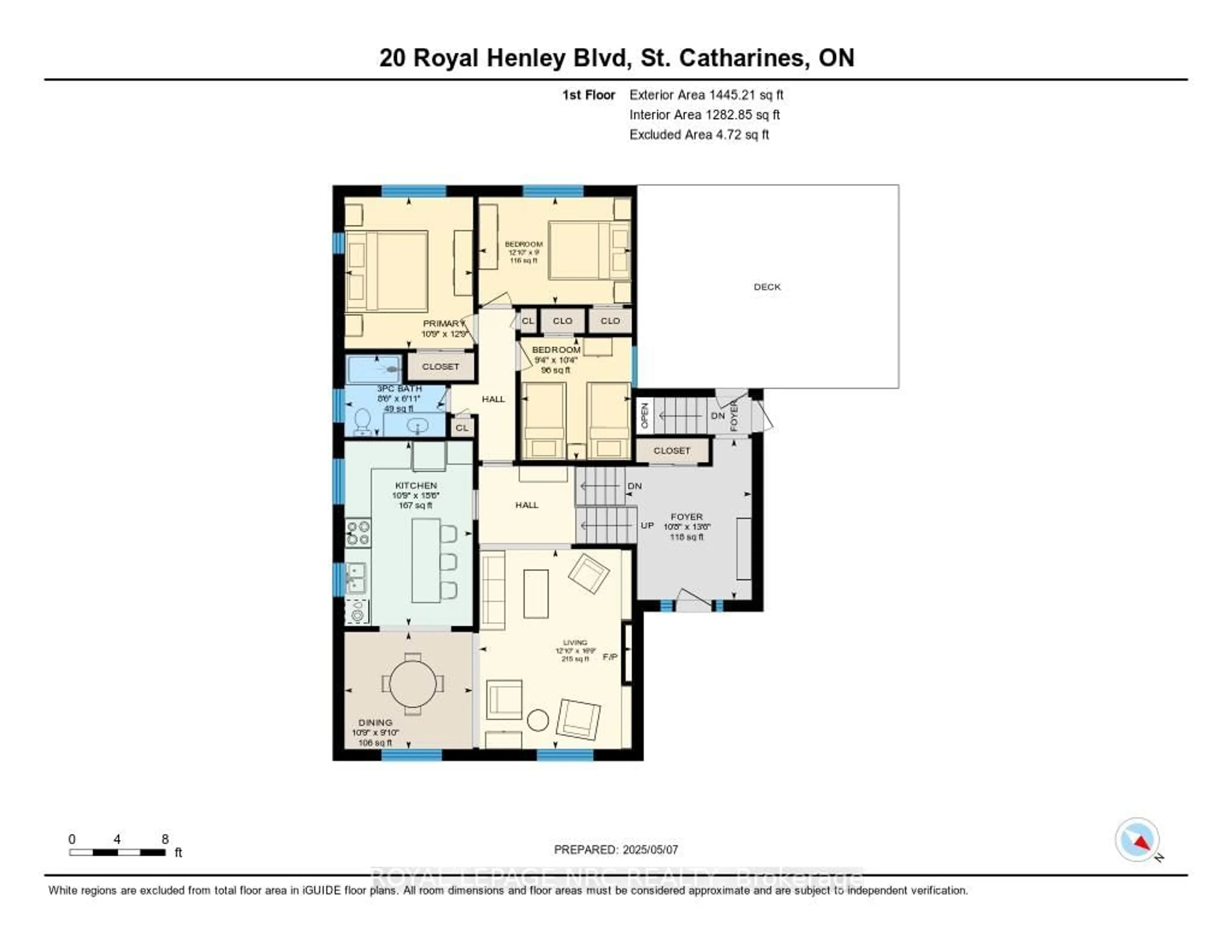 Floor plan for 20 Royal Henley Blvd, St. Catharines Ontario L2N 4R8