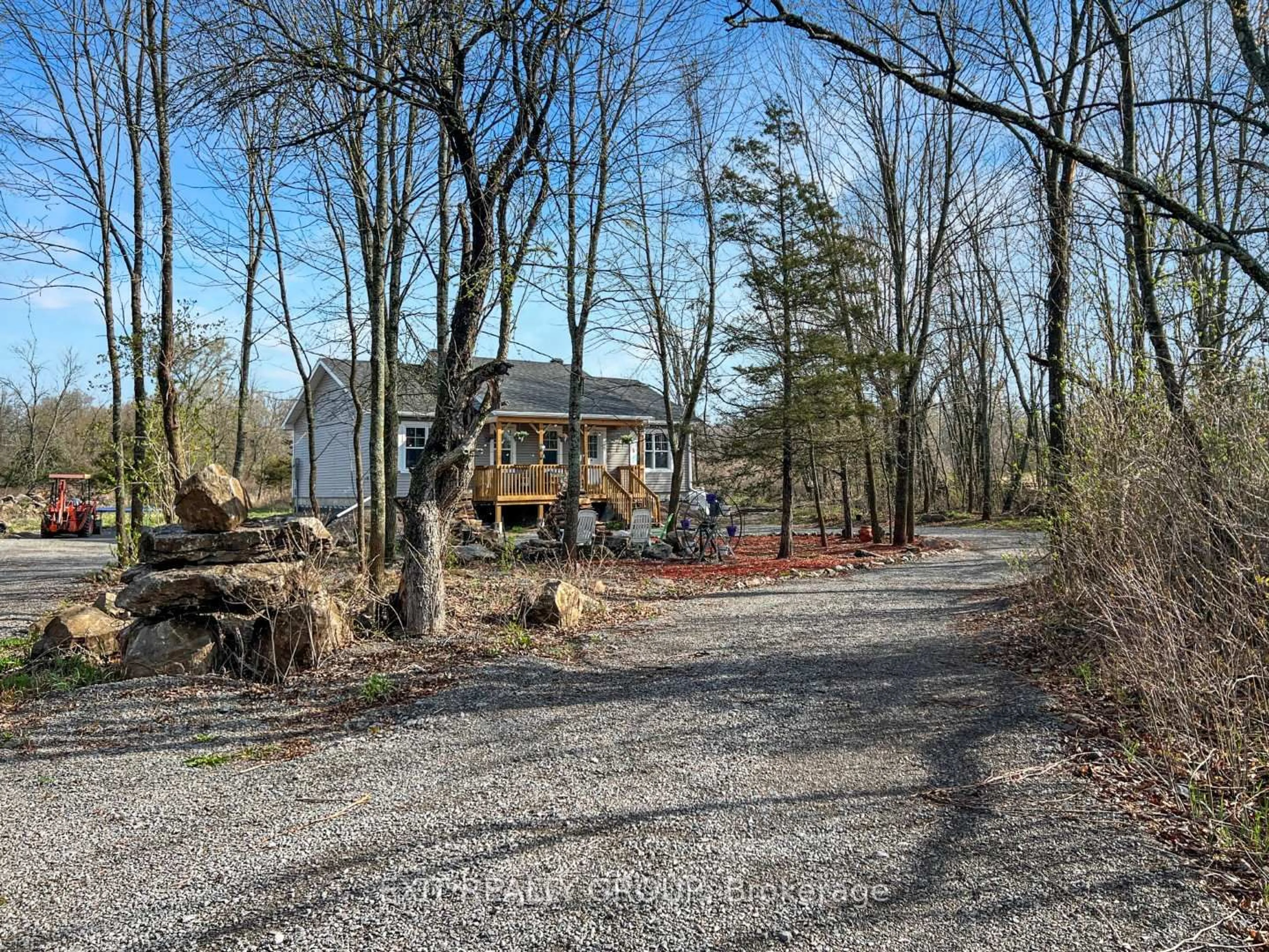 A pic from outside/outdoor area/front of a property/back of a property/a pic from drone, water/lake/river/ocean view for 305 Bateman Rd, Stirling-Rawdon Ontario K0K 3C0