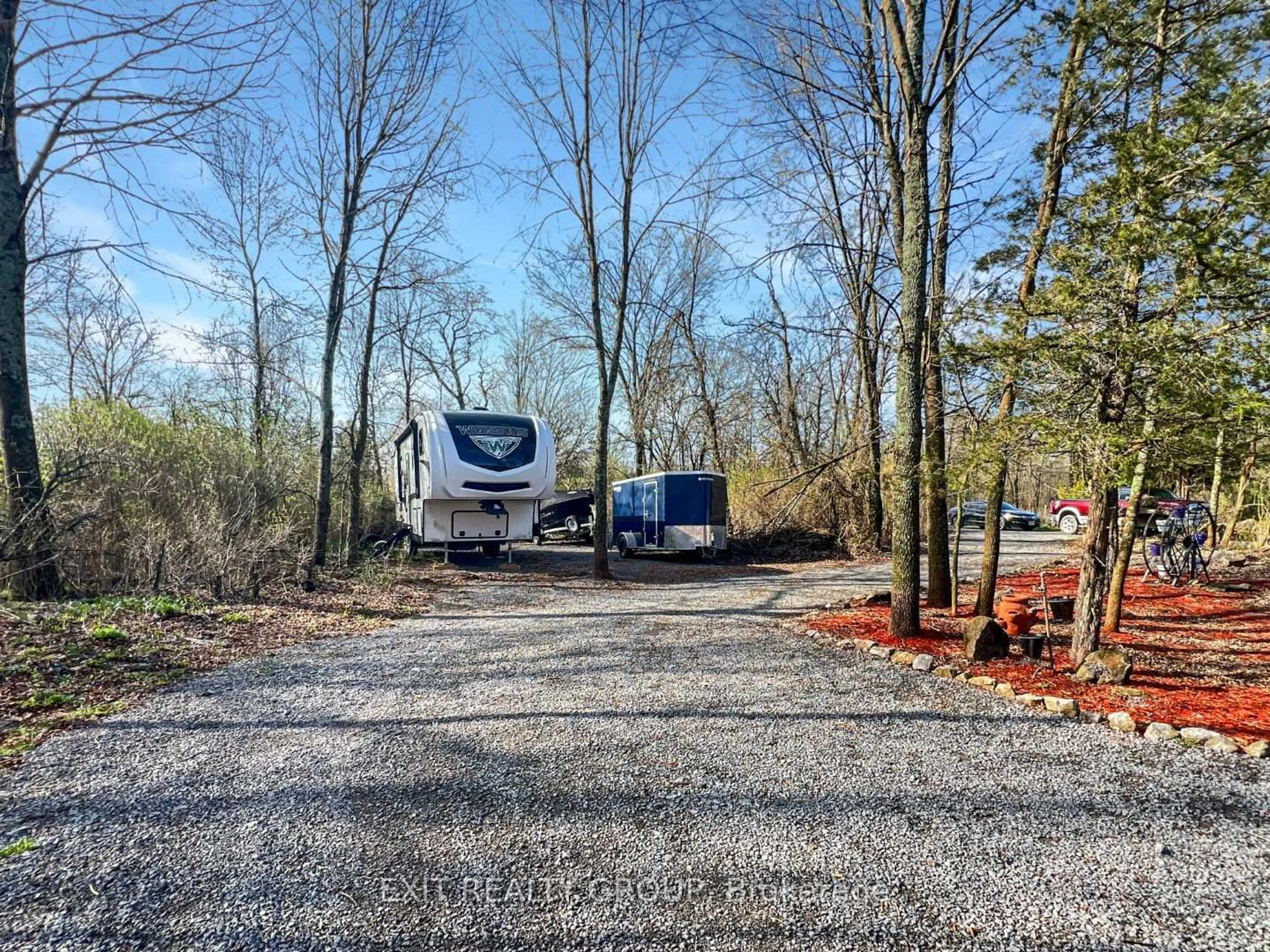 A pic from outside/outdoor area/front of a property/back of a property/a pic from drone, forest/trees view for 305 Bateman Rd, Stirling-Rawdon Ontario K0K 3C0