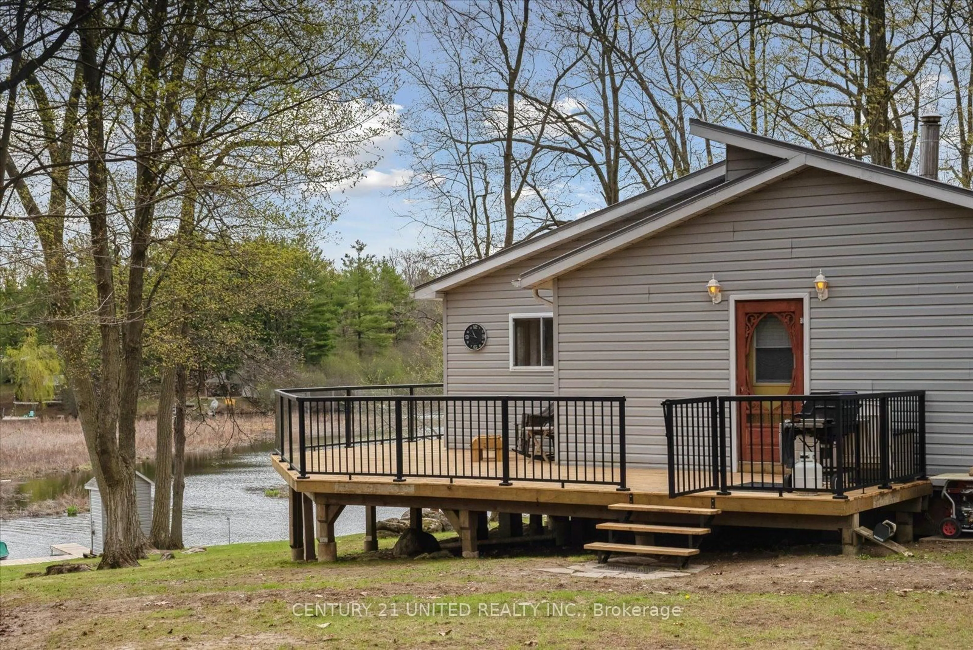 Patio, water/lake/river/ocean view for 179 Long Island N/A, Otonabee-South Monaghan Ontario K0L 2G0