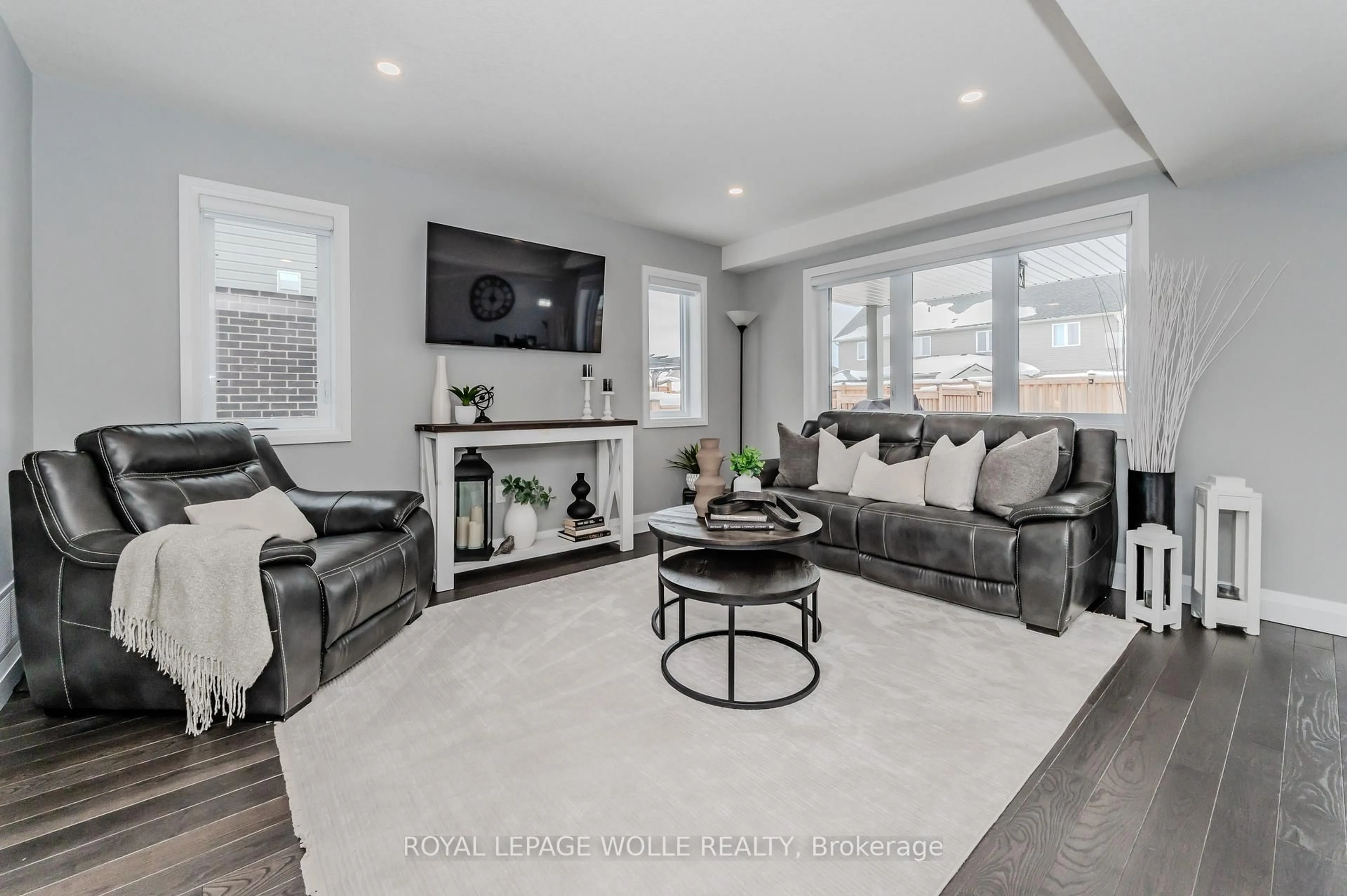 Living room with furniture, unknown for 118 Stephenson Way, Minto Ontario N0G 2P0