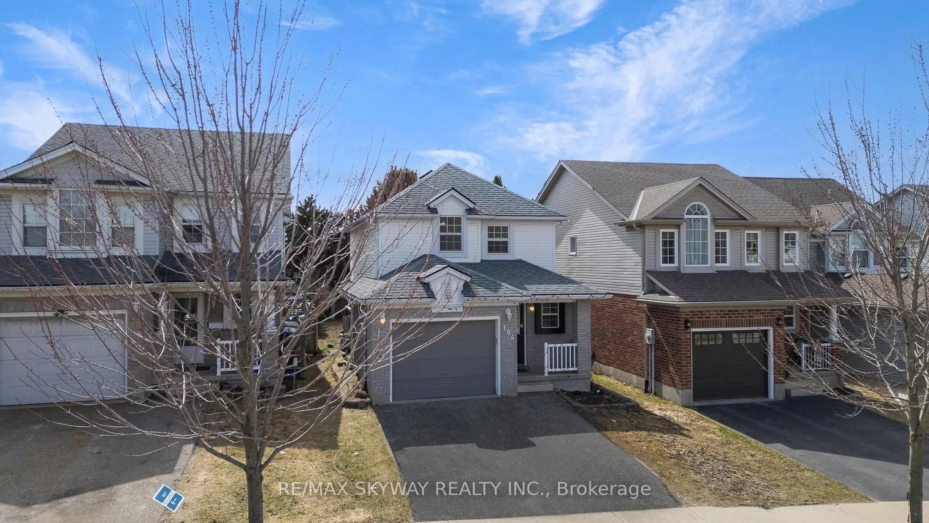 A pic from outside/outdoor area/front of a property/back of a property/a pic from drone, street for 184 Veronica Dr, Kitchener Ontario N2A 2R9