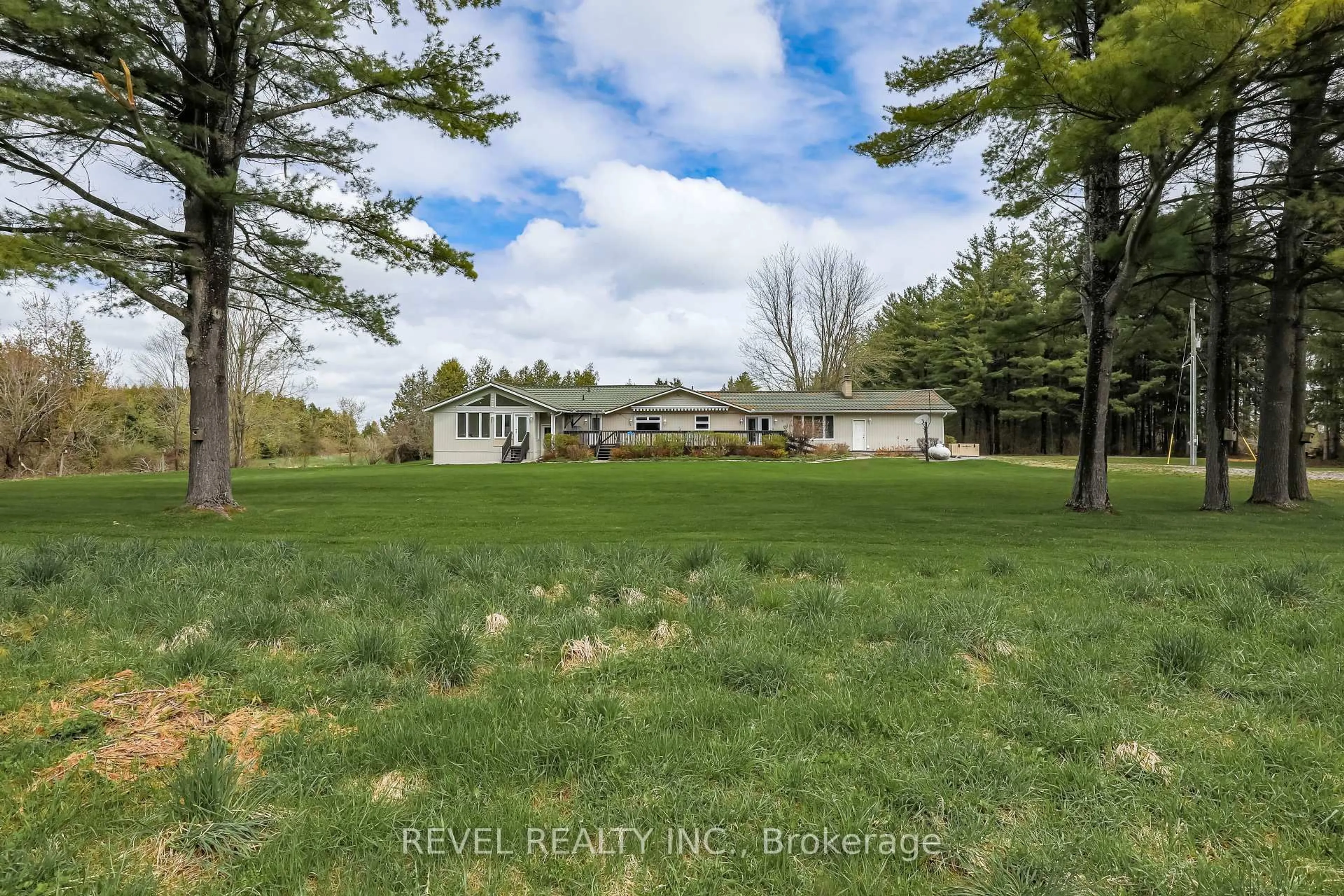 A pic from outside/outdoor area/front of a property/back of a property/a pic from drone, water/lake/river/ocean view for 1104 Quaker Rd, Kawartha Lakes Ontario K0M 2M0