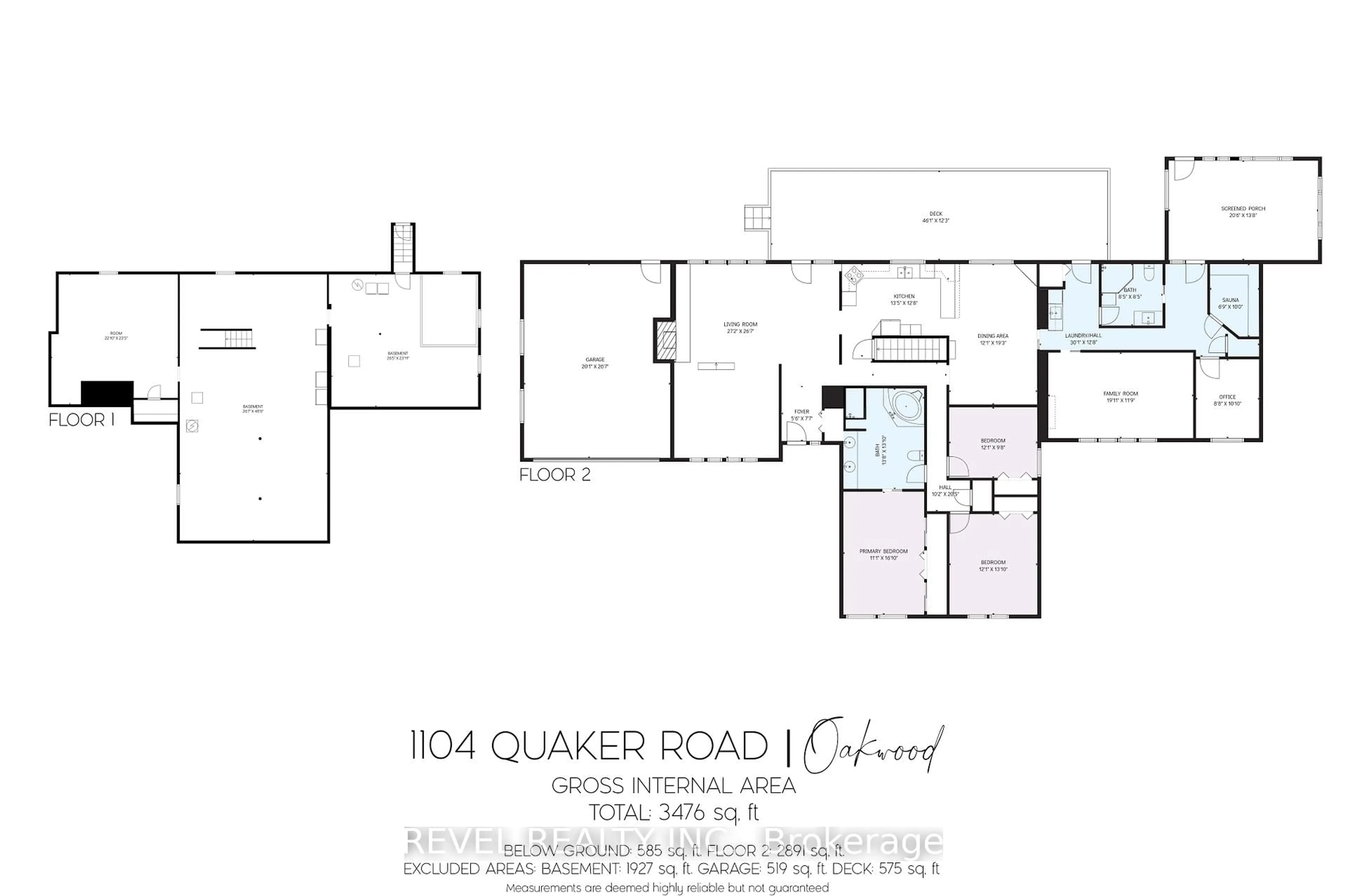 Floor plan for 1104 Quaker Rd, Kawartha Lakes Ontario K0M 2M0