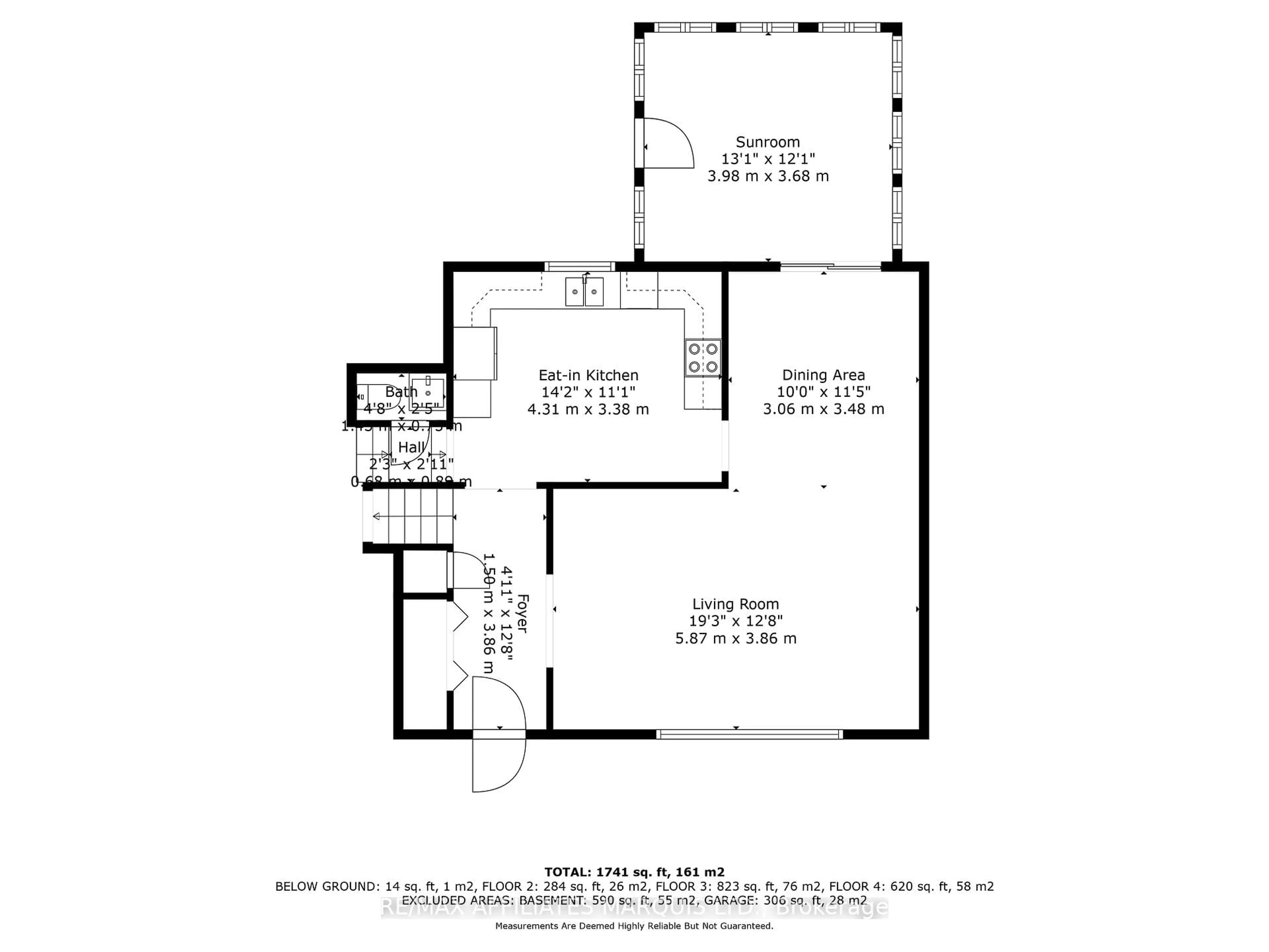 Floor plan for 28 Catherine St, North Glengarry Ontario K0C 1T0